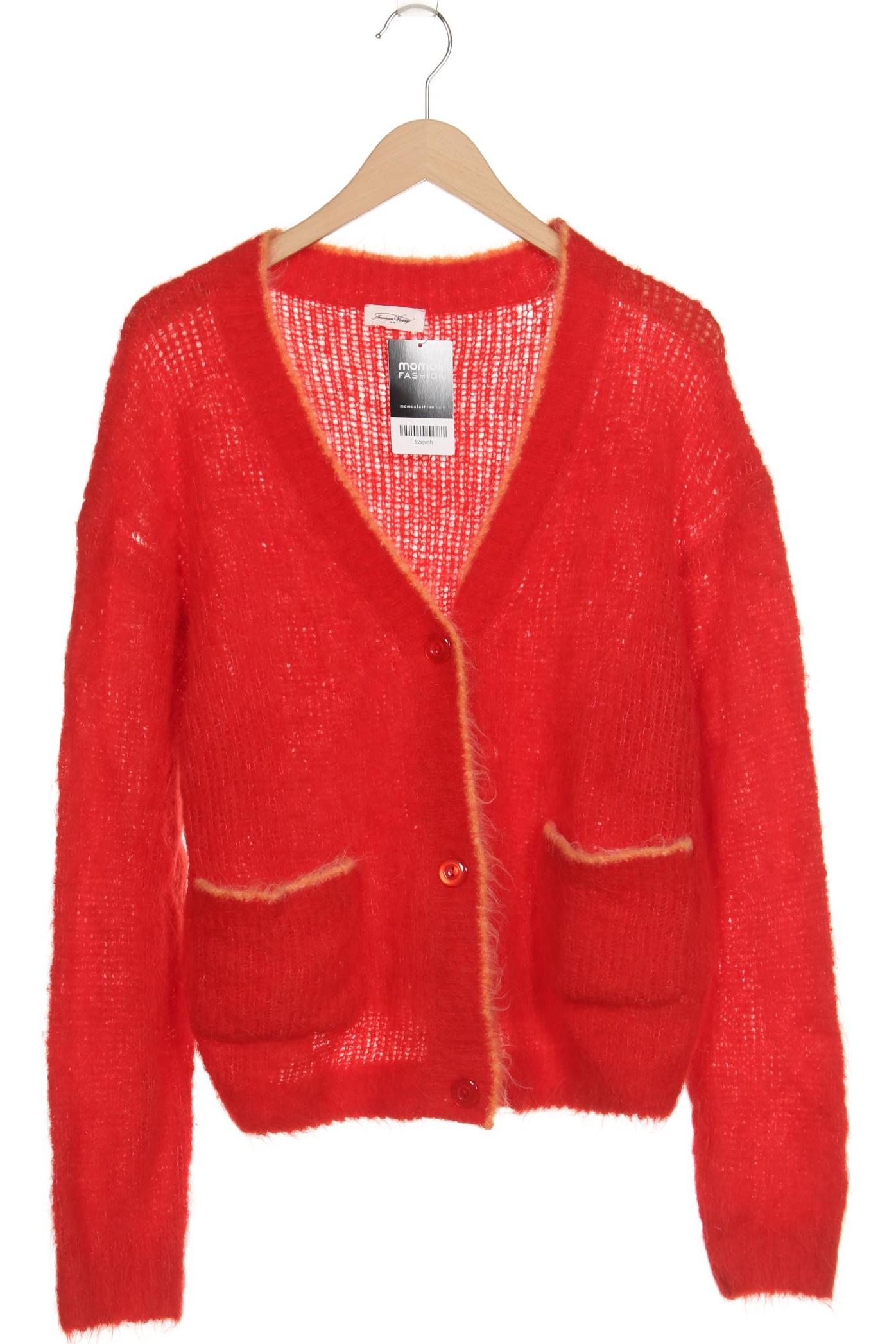 

American Vintage Damen Strickjacke, rot, Gr. 38