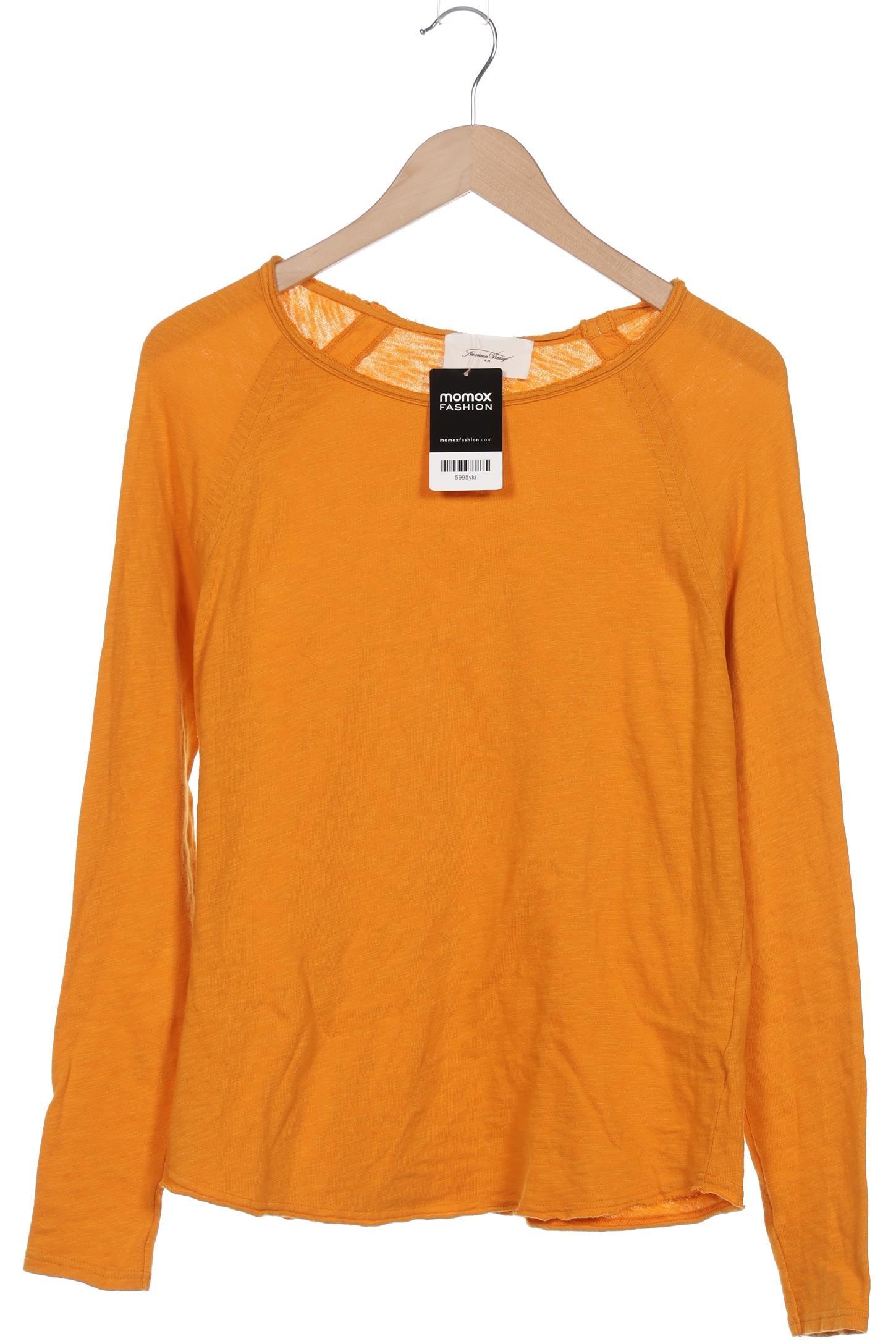 

American Vintage Damen Langarmshirt, orange, Gr. 42