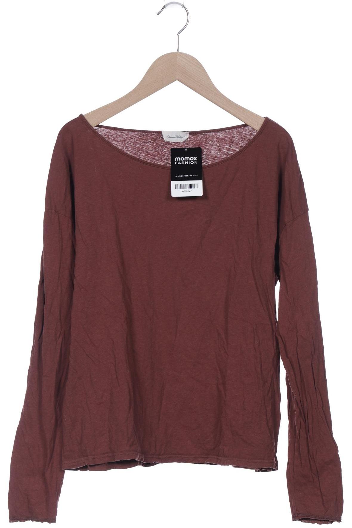 

American Vintage Damen Langarmshirt, bordeaux, Gr. 38