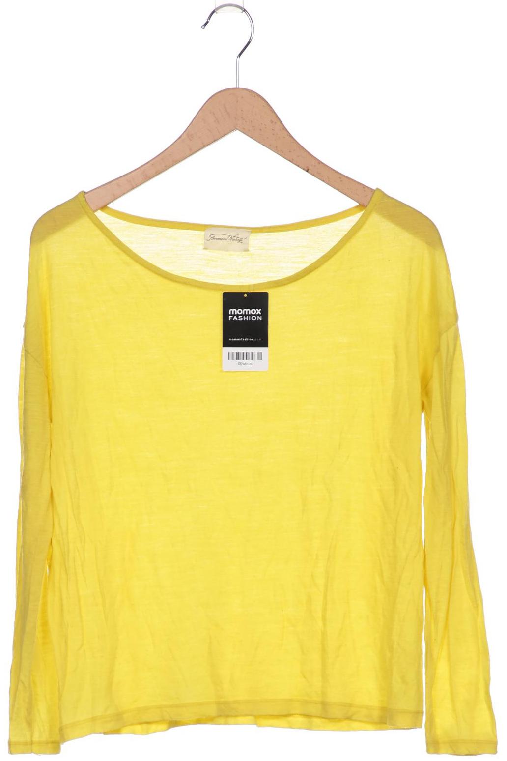 

American Vintage Damen Pullover, gelb, Gr. 38