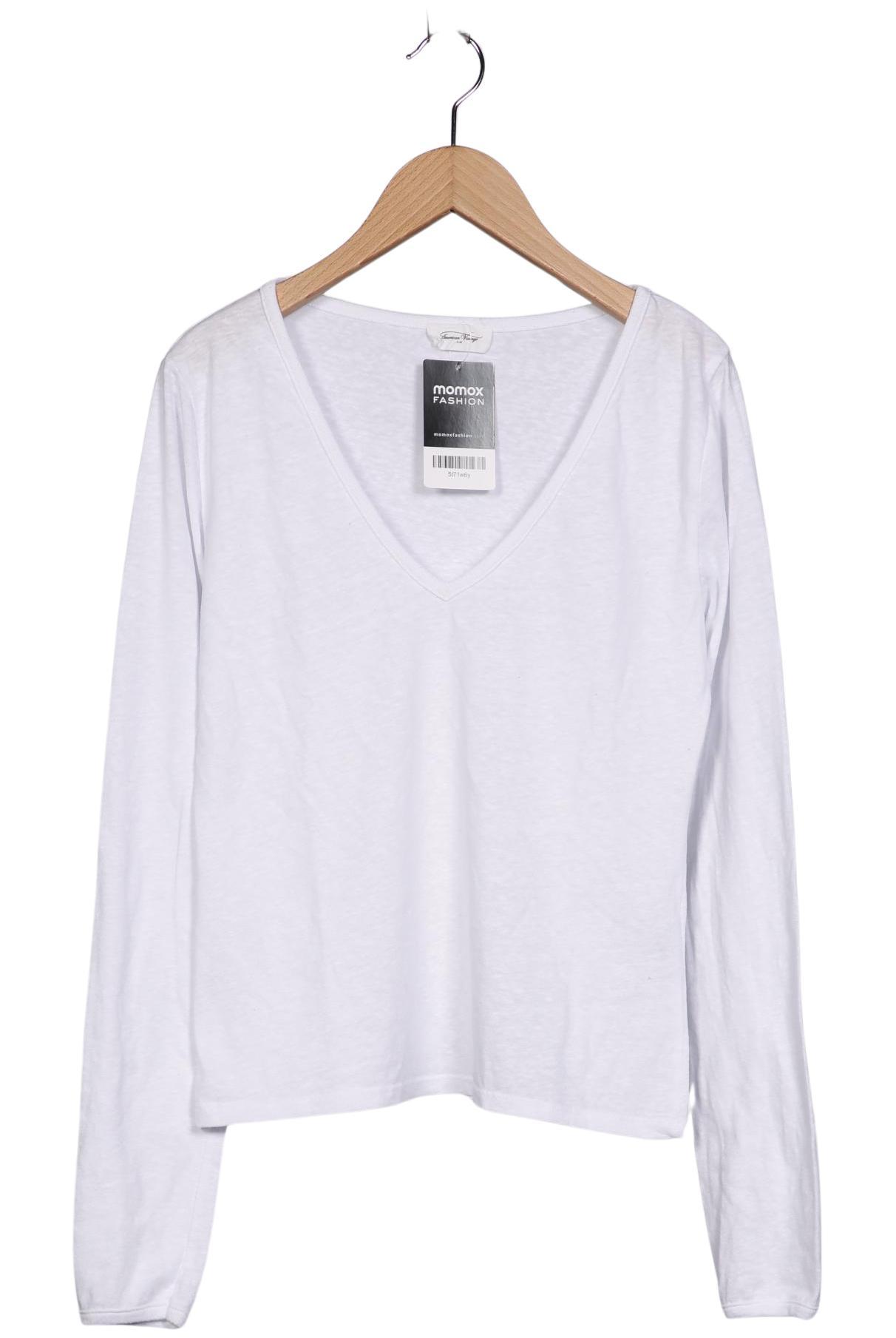 

American Vintage Damen Langarmshirt, weiß, Gr. 38