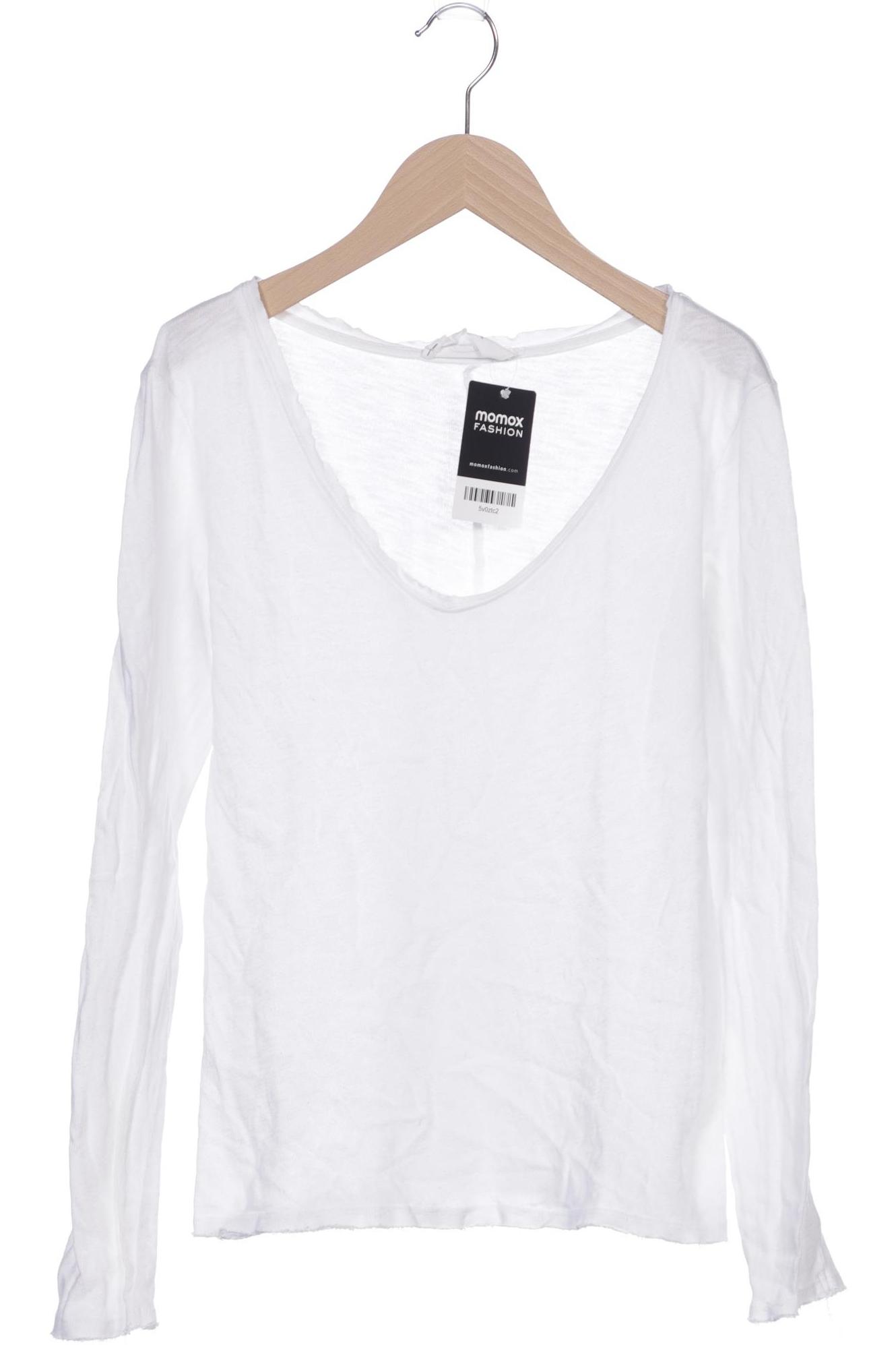 

American Vintage Damen Langarmshirt, weiß, Gr. 36