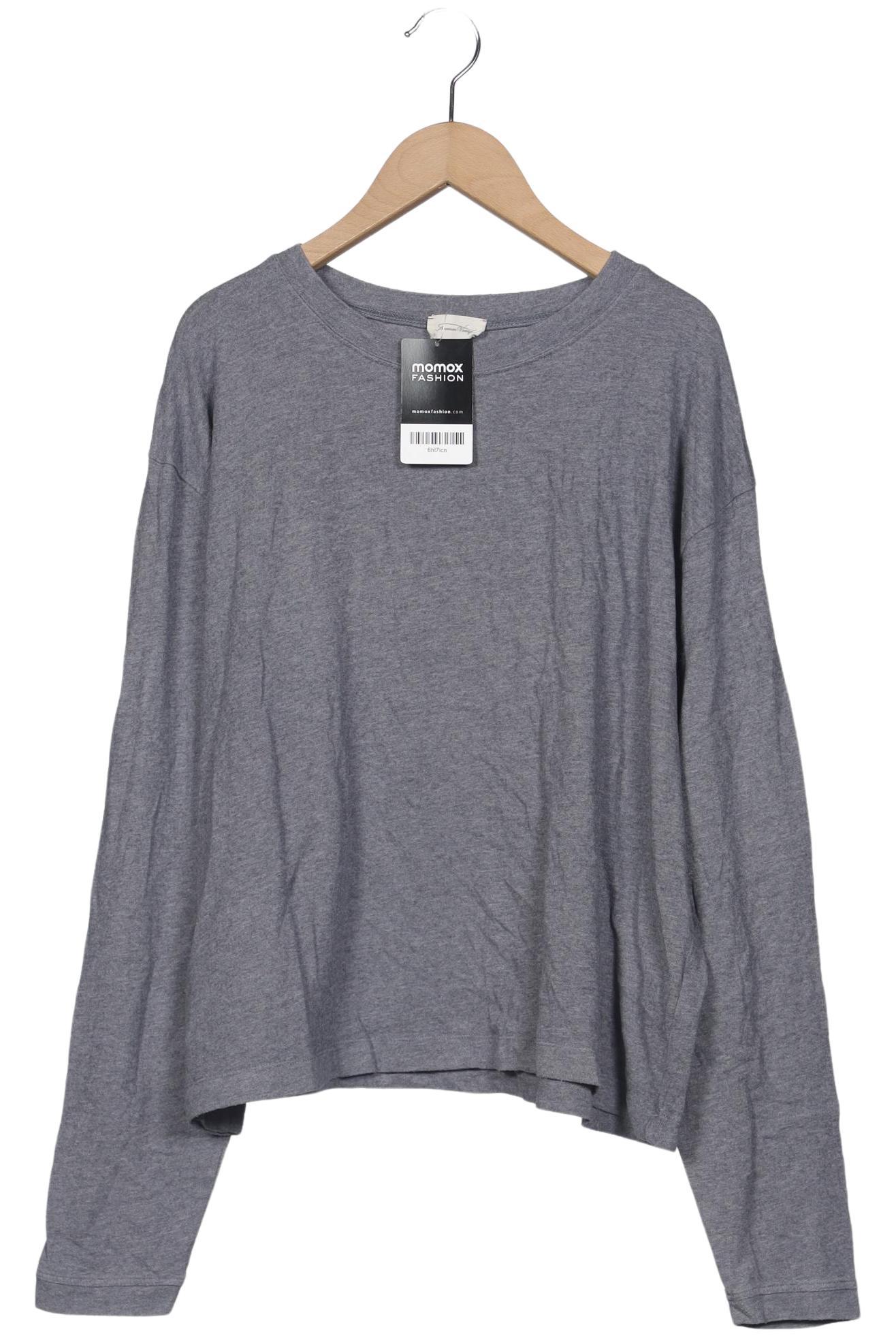 

American Vintage Damen Langarmshirt, grau, Gr. 38