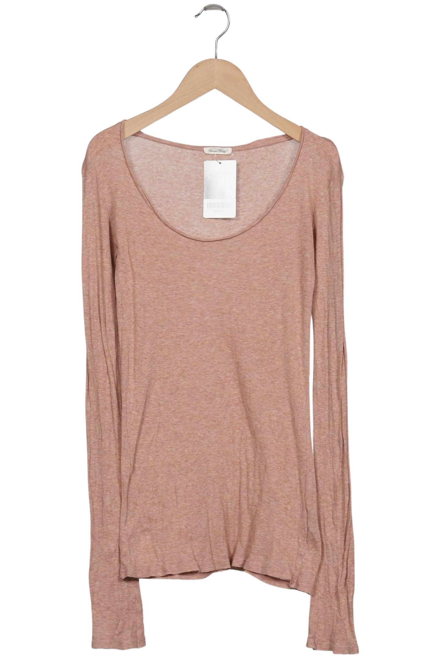 

American Vintage Damen Langarmshirt, pink, Gr. 38