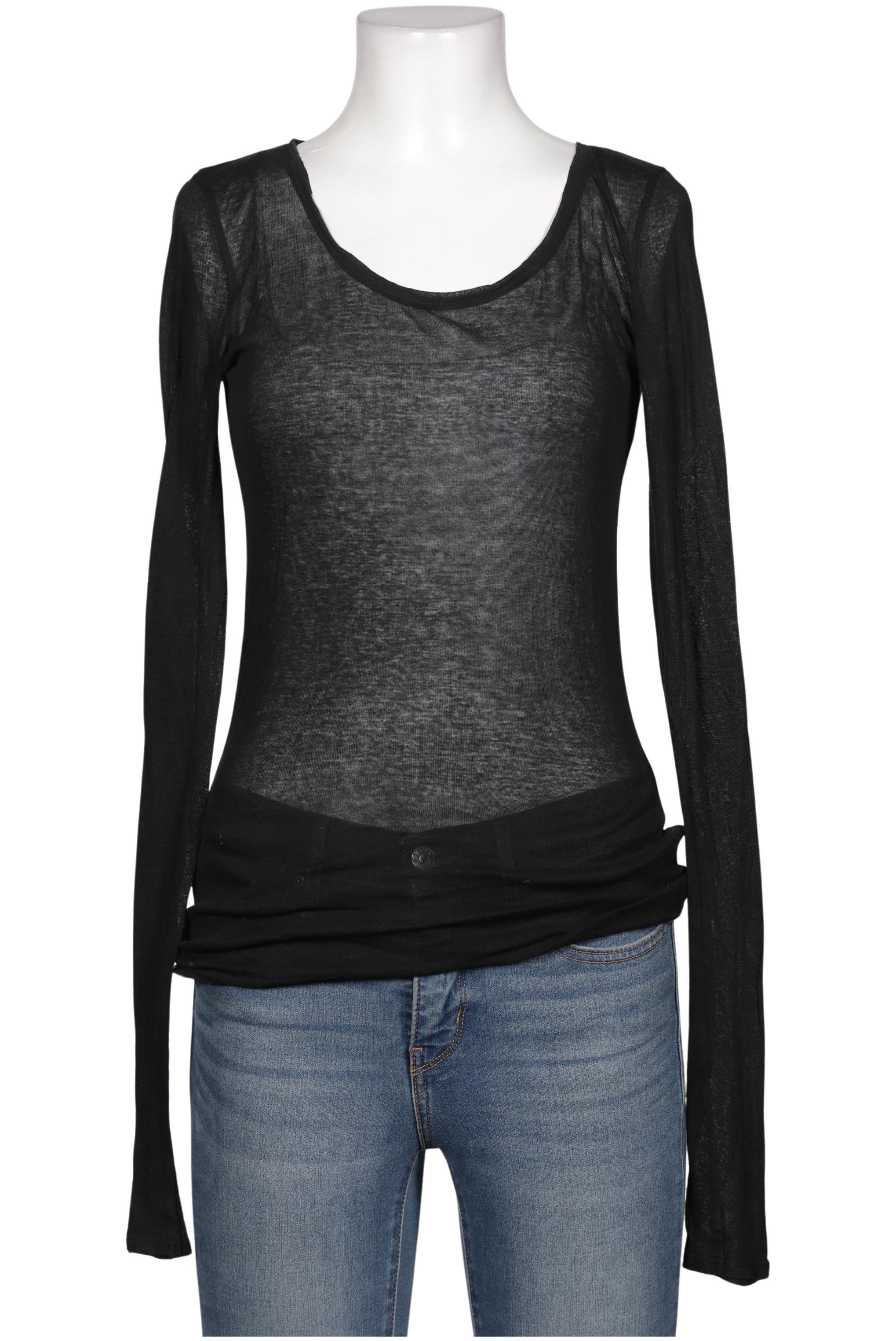 

American Vintage Damen Langarmshirt, schwarz, Gr. 38