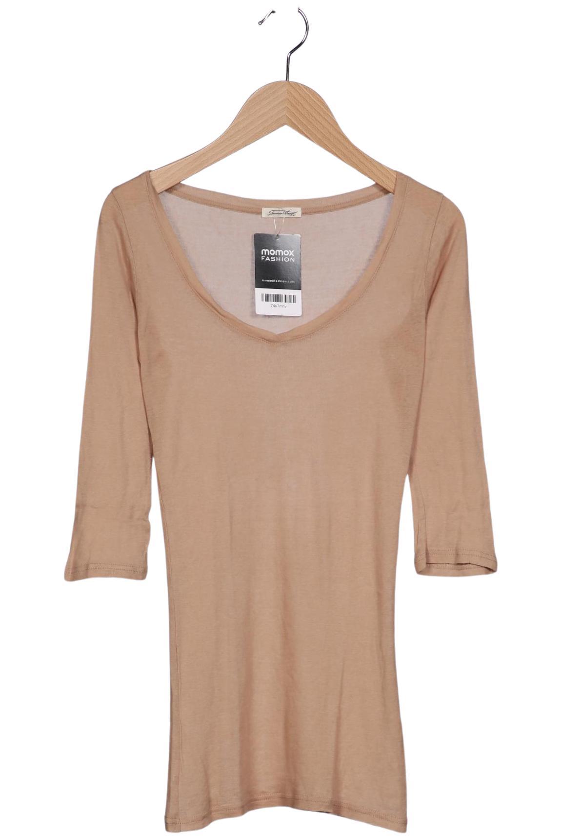 

American Vintage Damen Langarmshirt, beige, Gr. 34