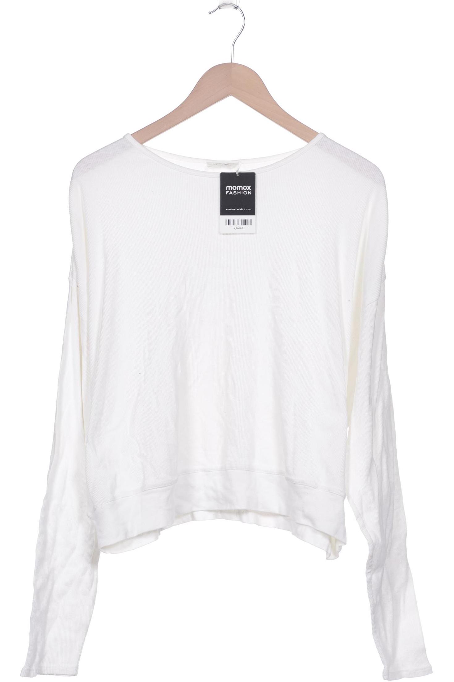 

American Vintage Damen Langarmshirt, cremeweiß