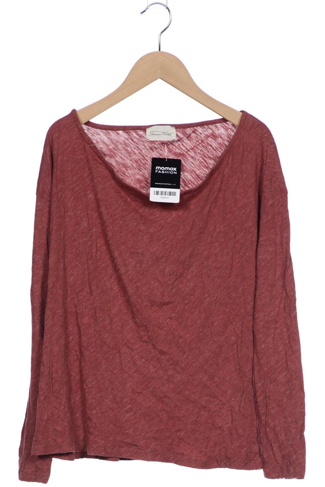 

American Vintage Damen Langarmshirt, bordeaux, Gr. 36