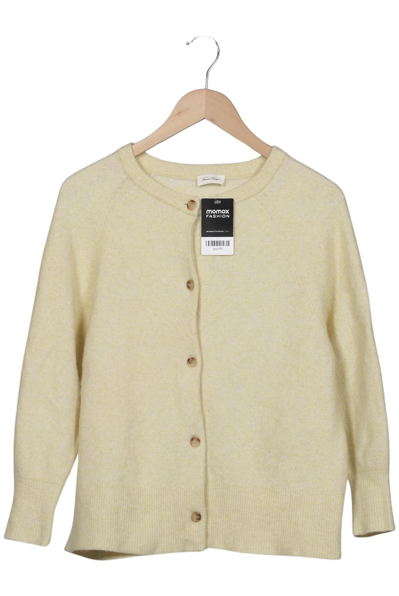 

American Vintage Damen Strickjacke, gelb, Gr. 38