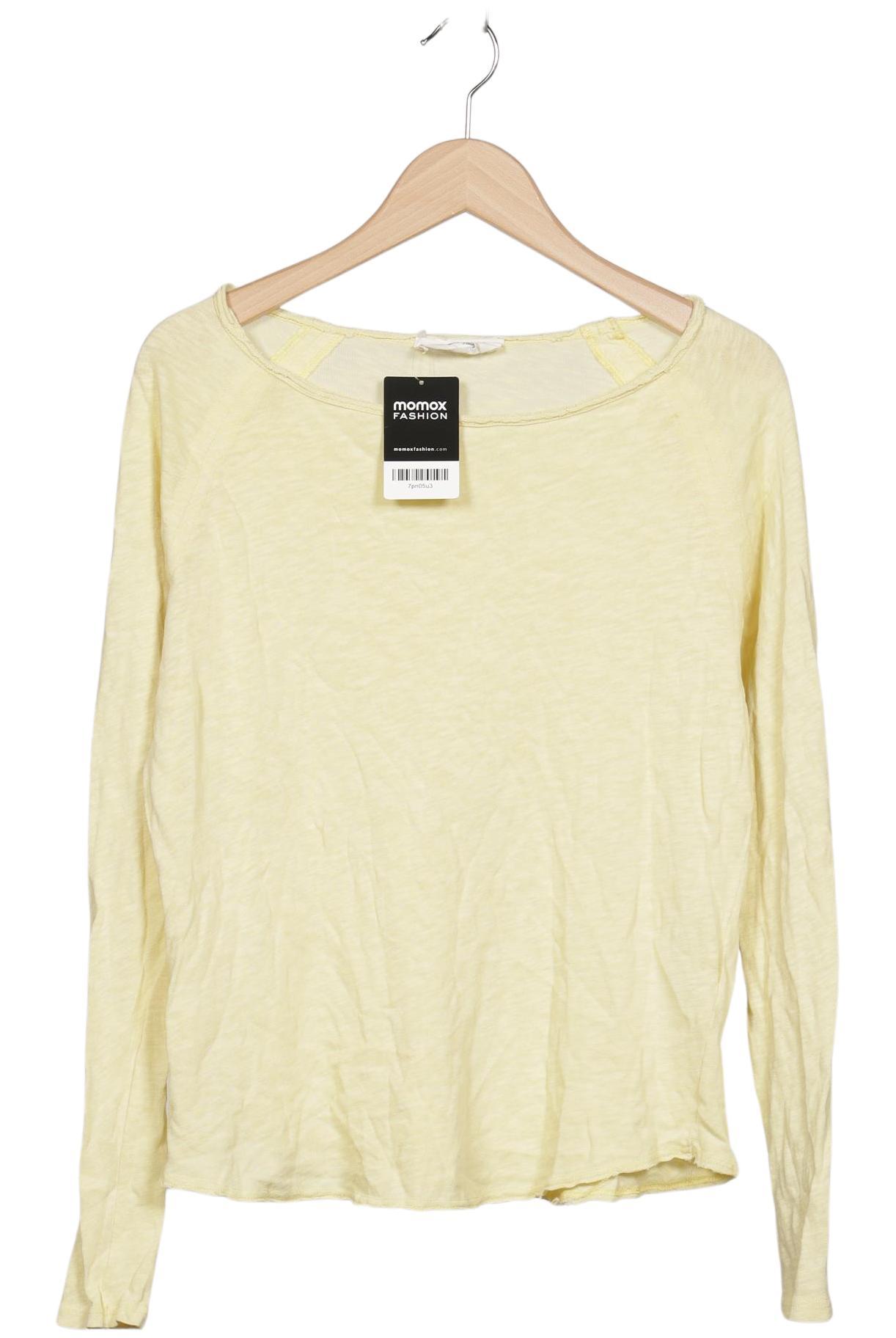 

American Vintage Damen Langarmshirt, gelb, Gr. 36