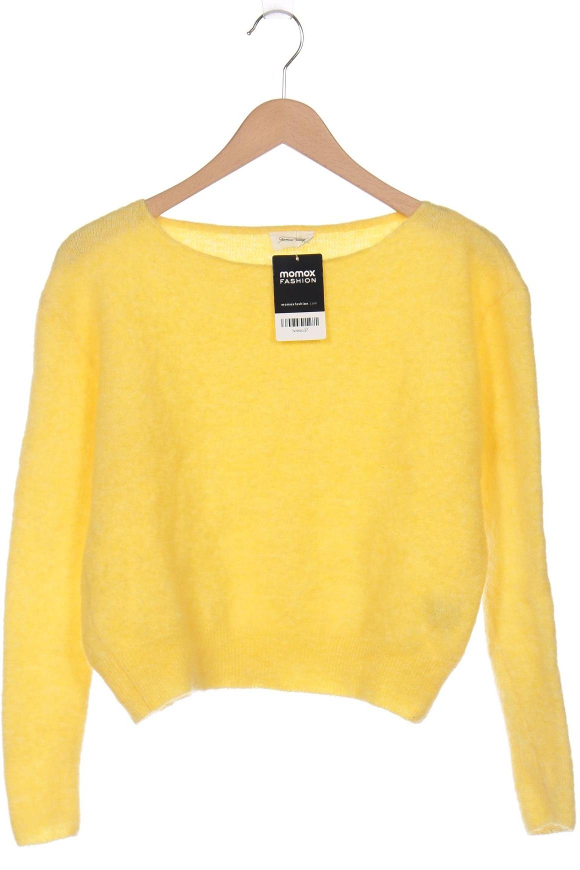 

American Vintage Damen Pullover, gelb, Gr. 36