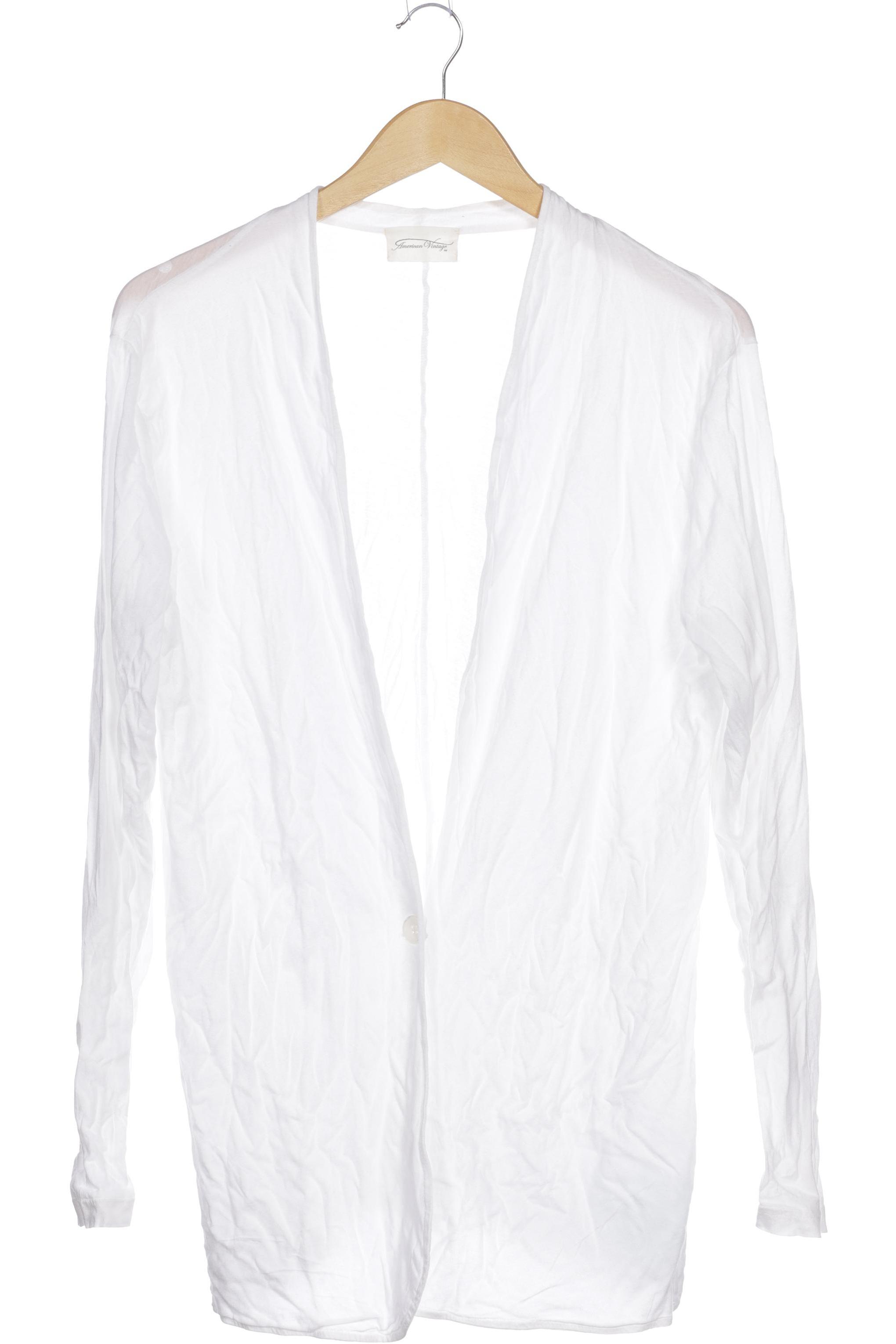 

American Vintage Damen Strickjacke, weiß, Gr.