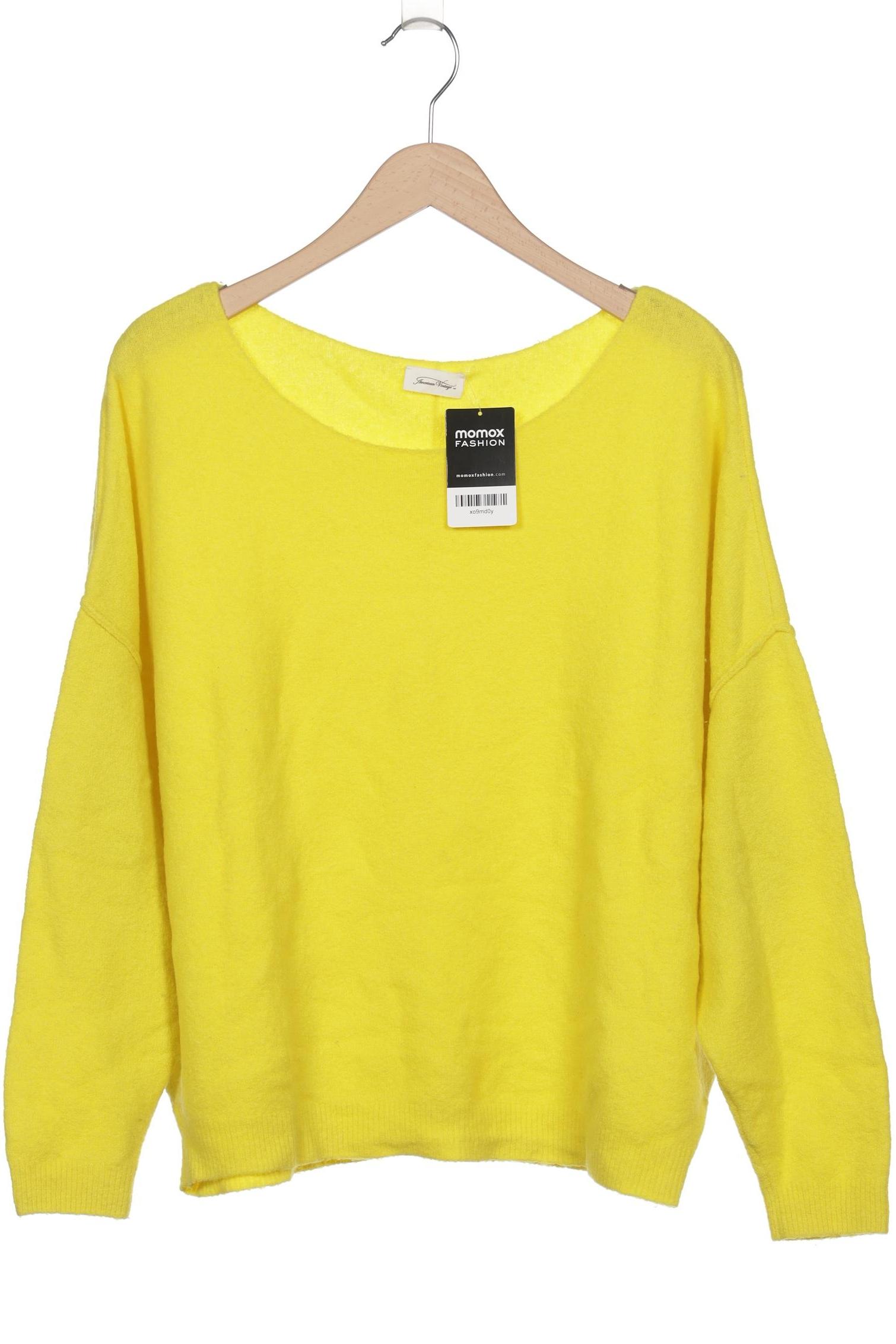 

American Vintage Damen Pullover, gelb, Gr. 38