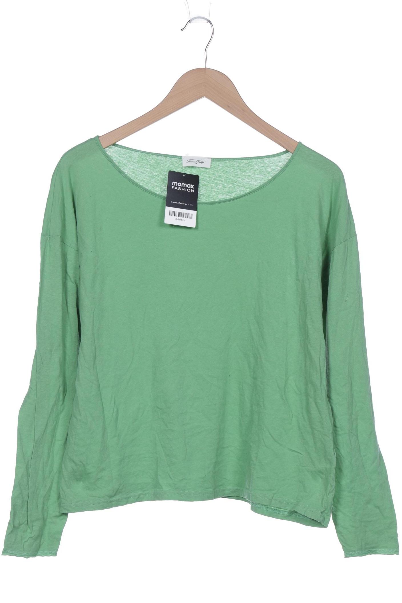 

American Vintage Damen Langarmshirt, grün, Gr. 38