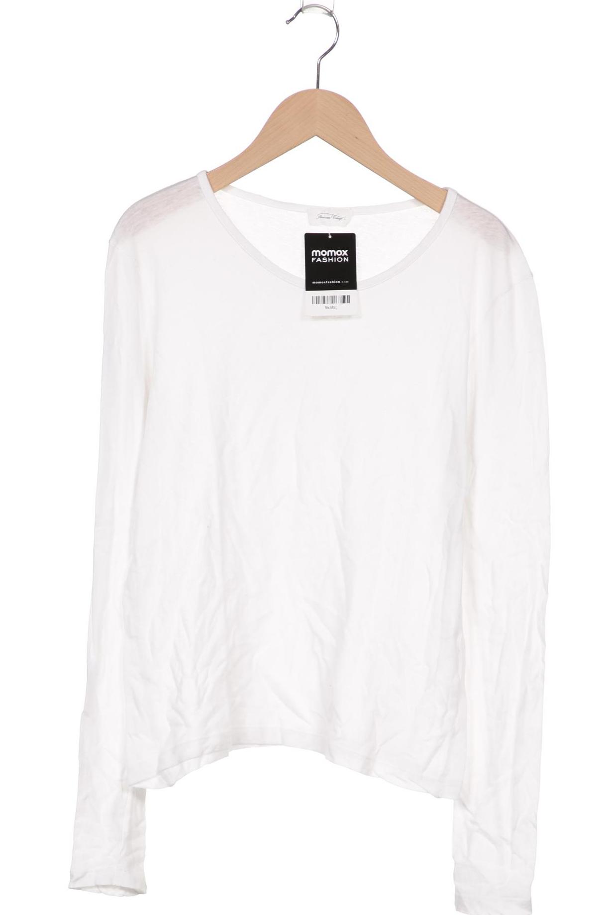 

American Vintage Damen Langarmshirt, weiß