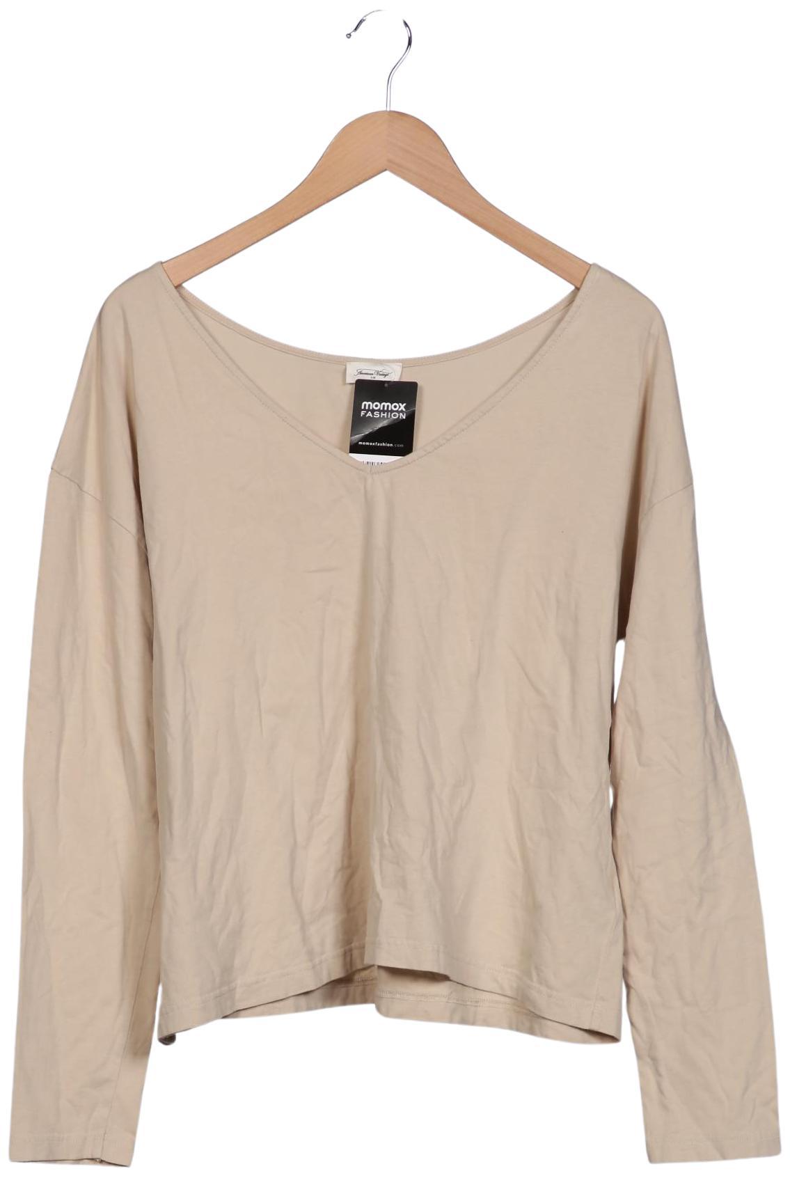 

American Vintage Damen Langarmshirt, beige, Gr. 42