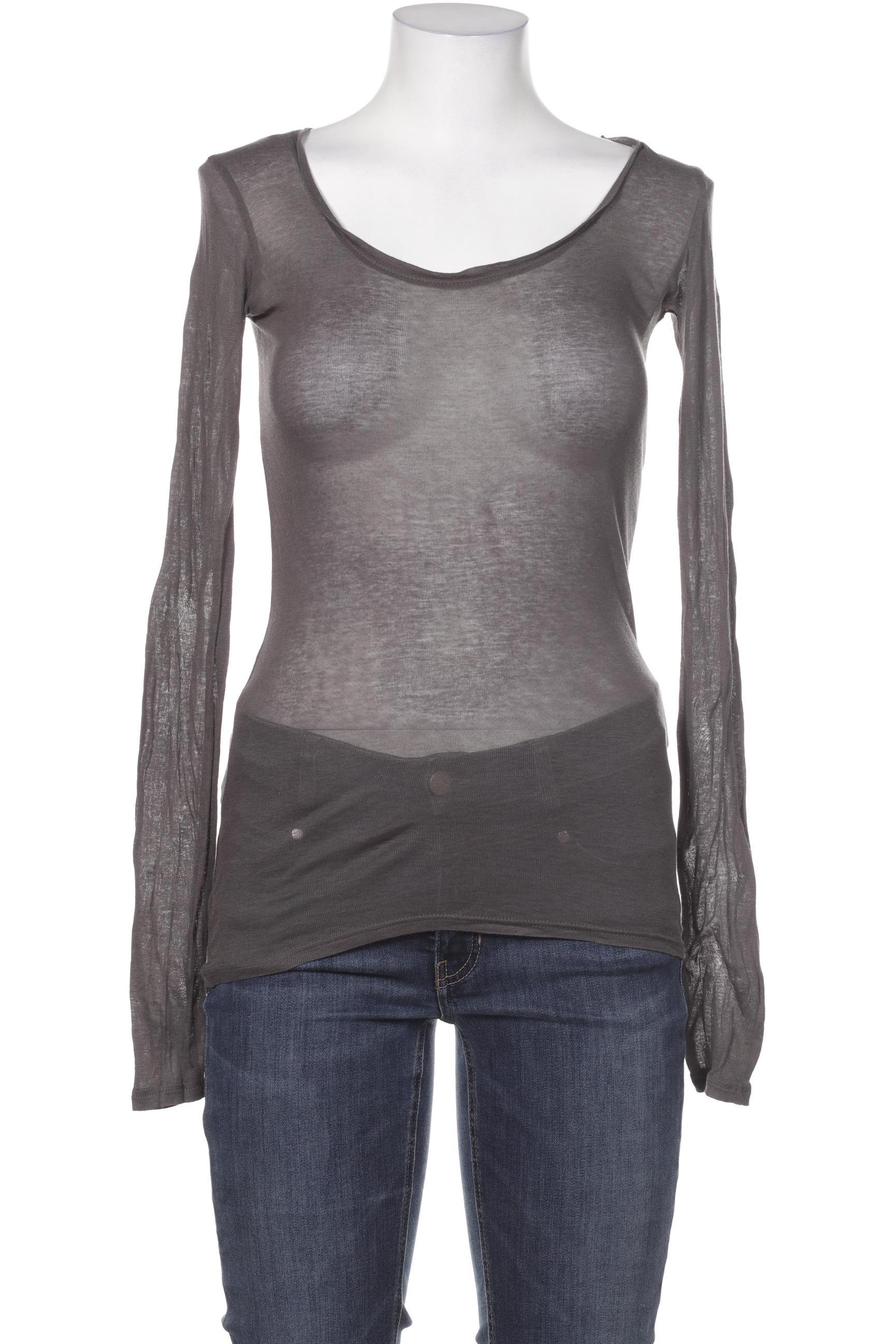 

American Vintage Damen Langarmshirt, grau, Gr.