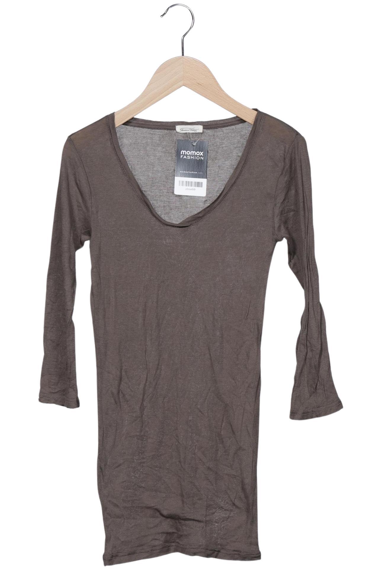 

American Vintage Damen Langarmshirt, braun, Gr. 42