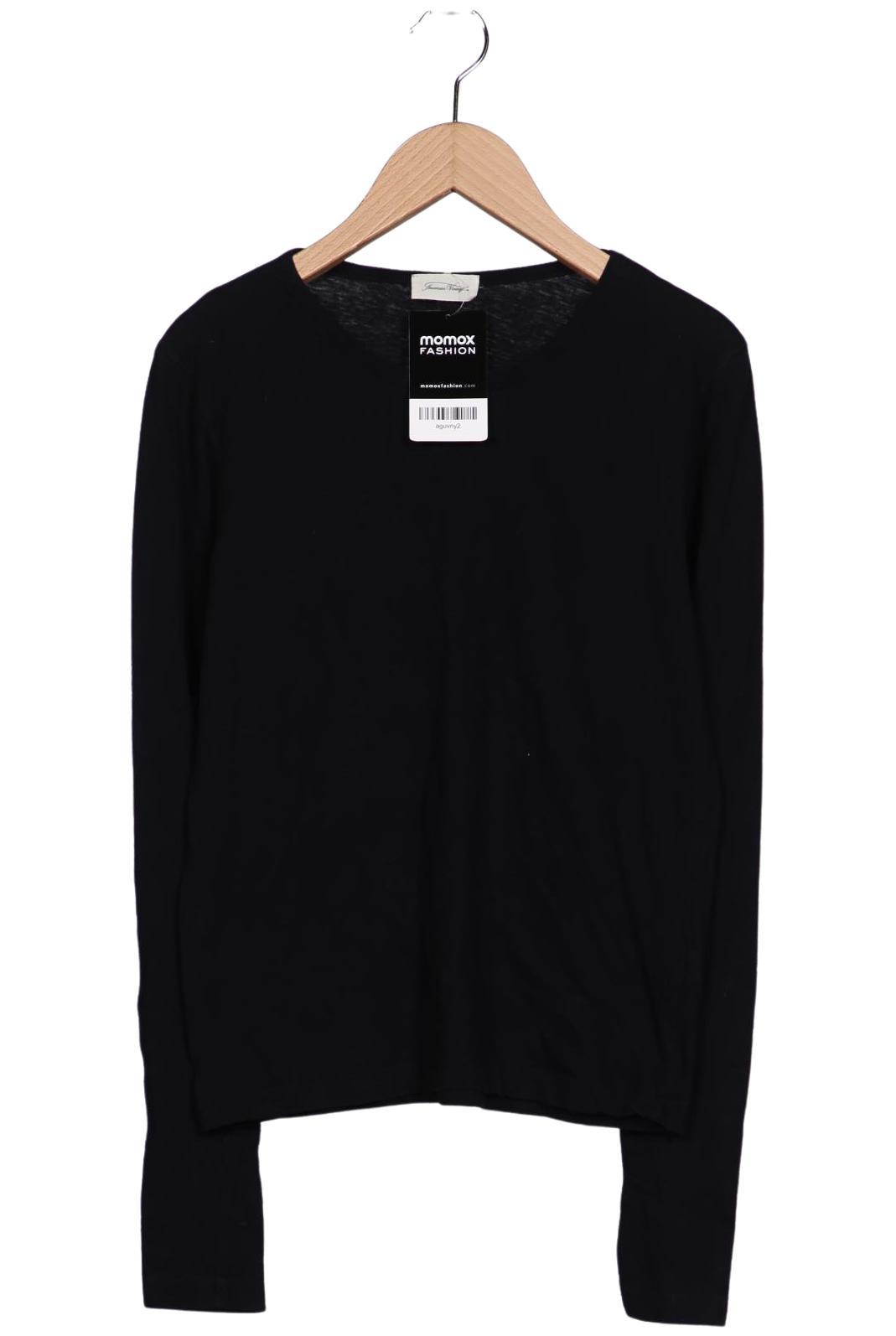 

American Vintage Damen Langarmshirt, schwarz, Gr. 38