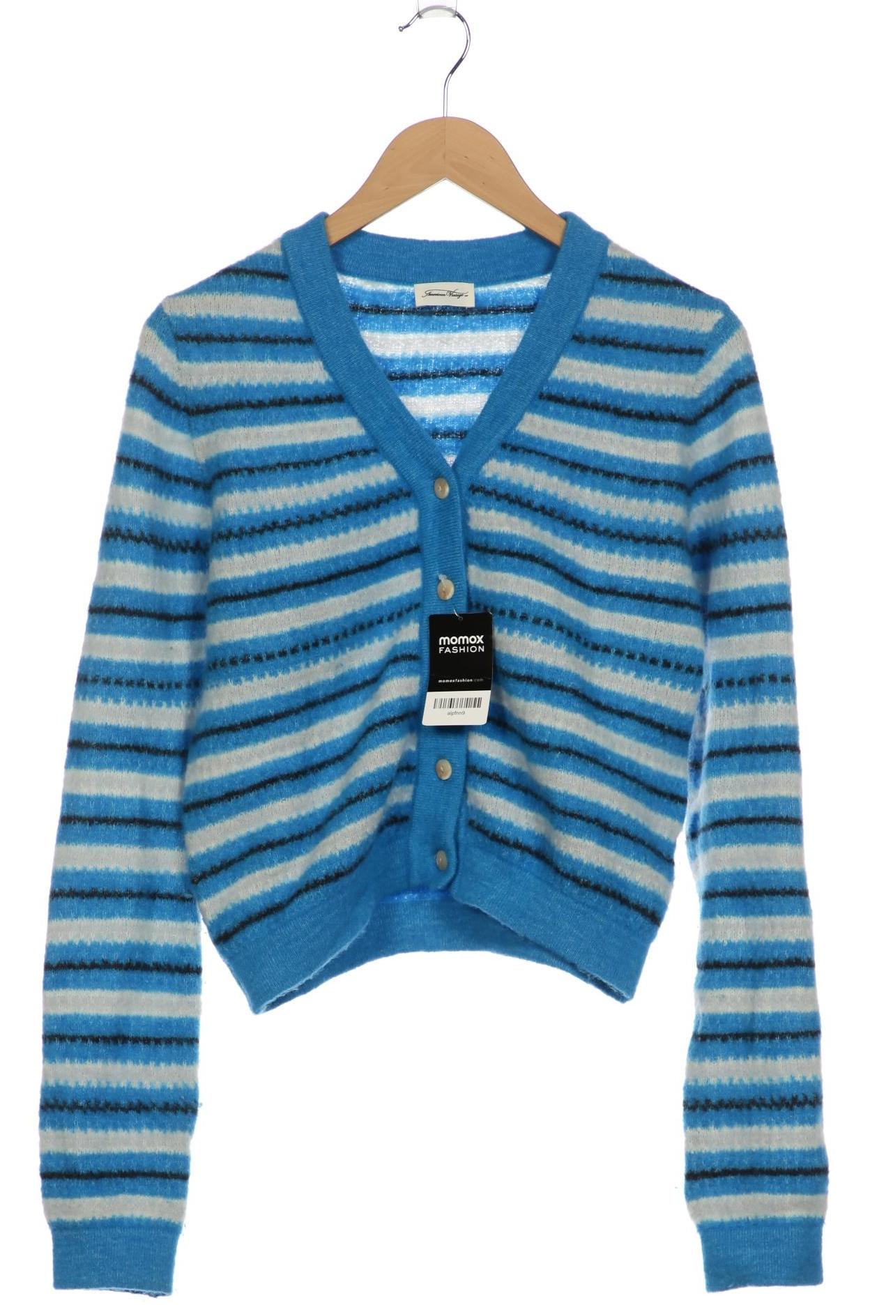 

American Vintage Damen Strickjacke, blau, Gr. 38
