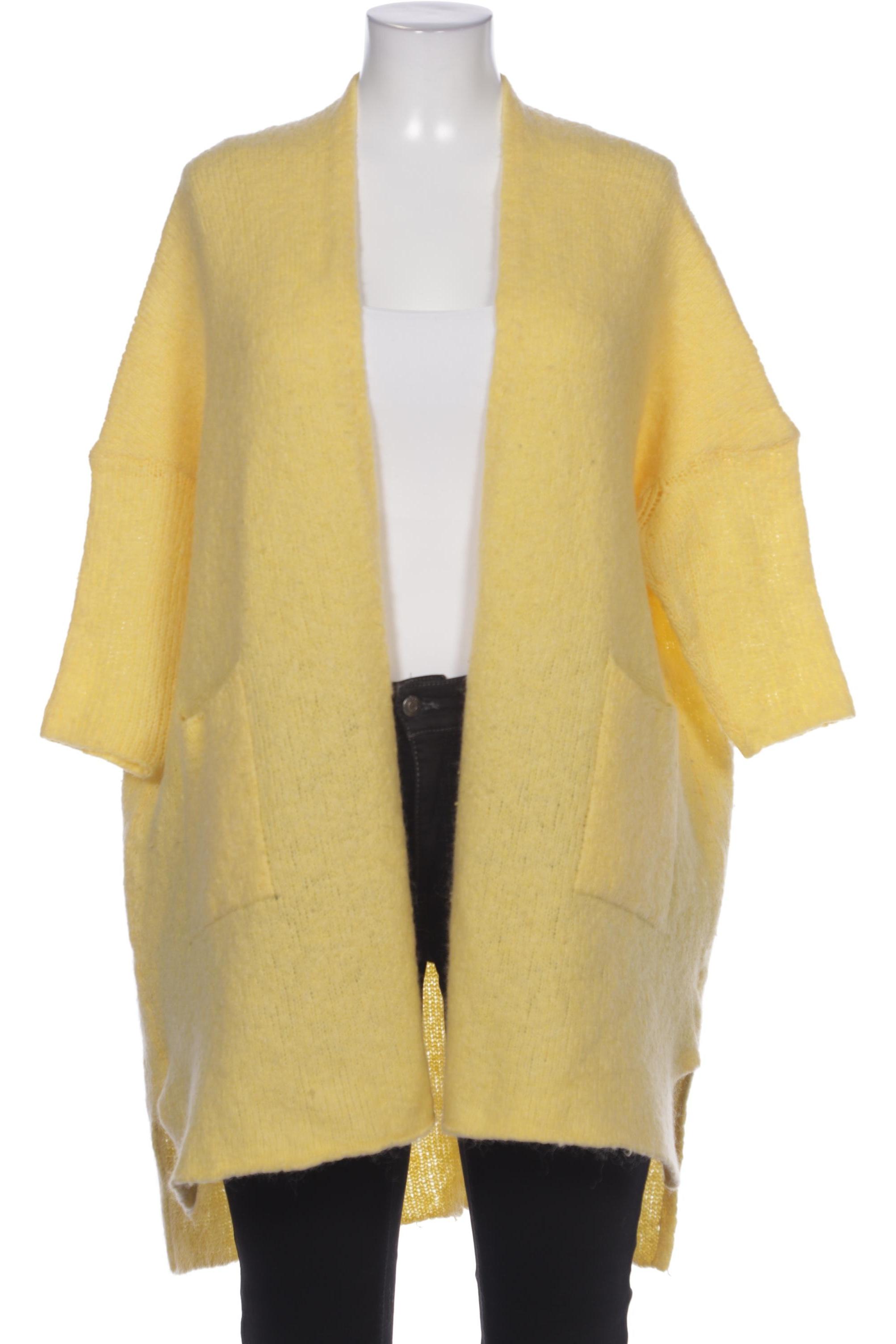 

American Vintage Damen Strickjacke, gelb, Gr. 48