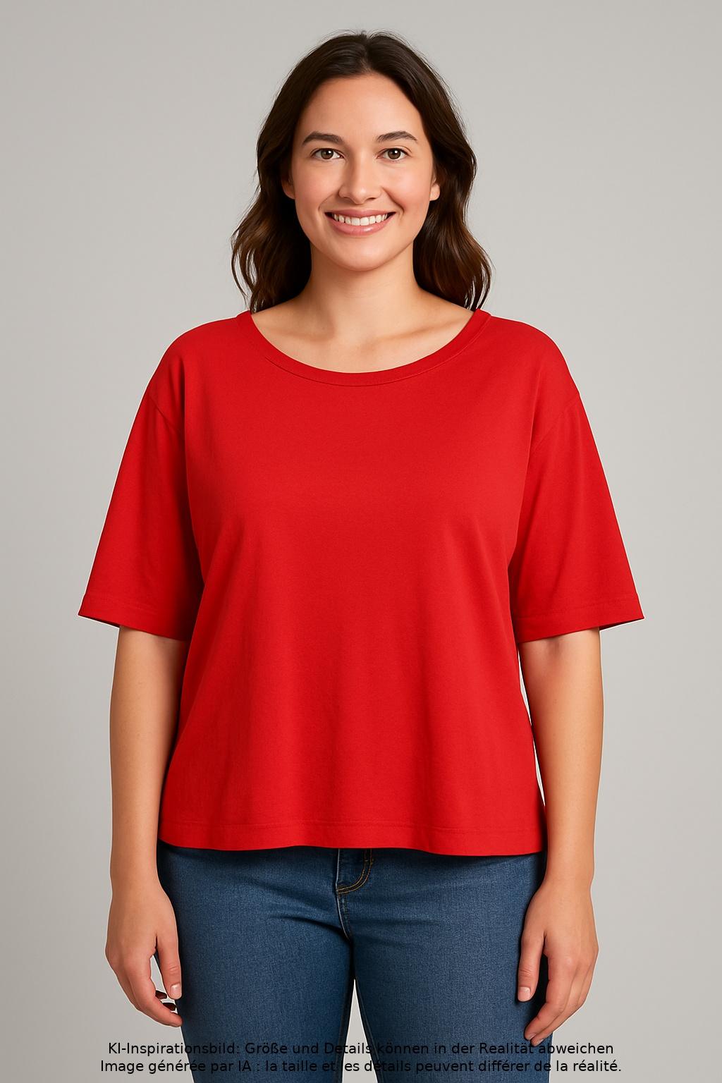 

American Vintage Damen T-Shirt, rot, Gr. 42