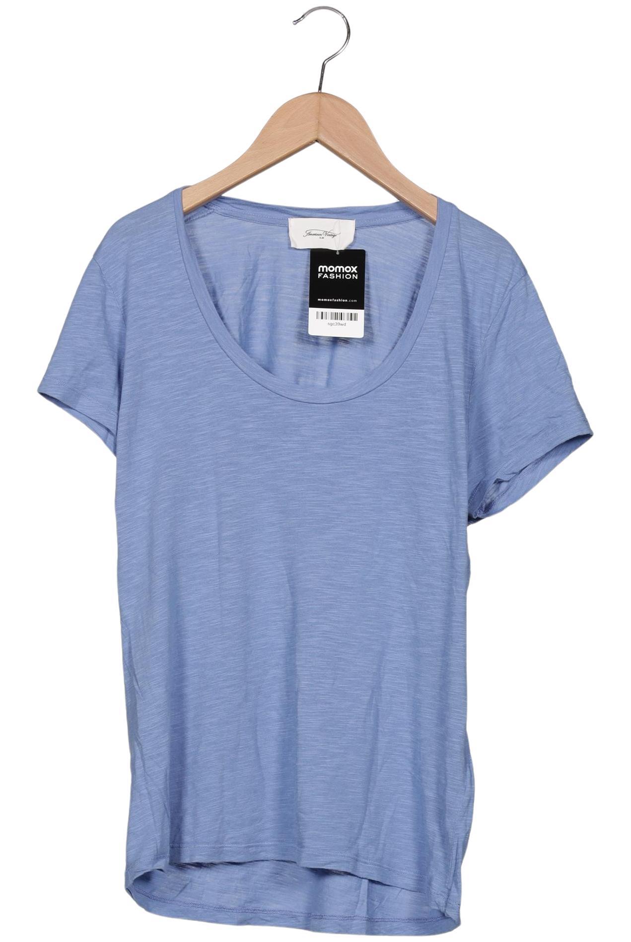 

American Vintage Damen T-Shirt, blau, Gr. 38