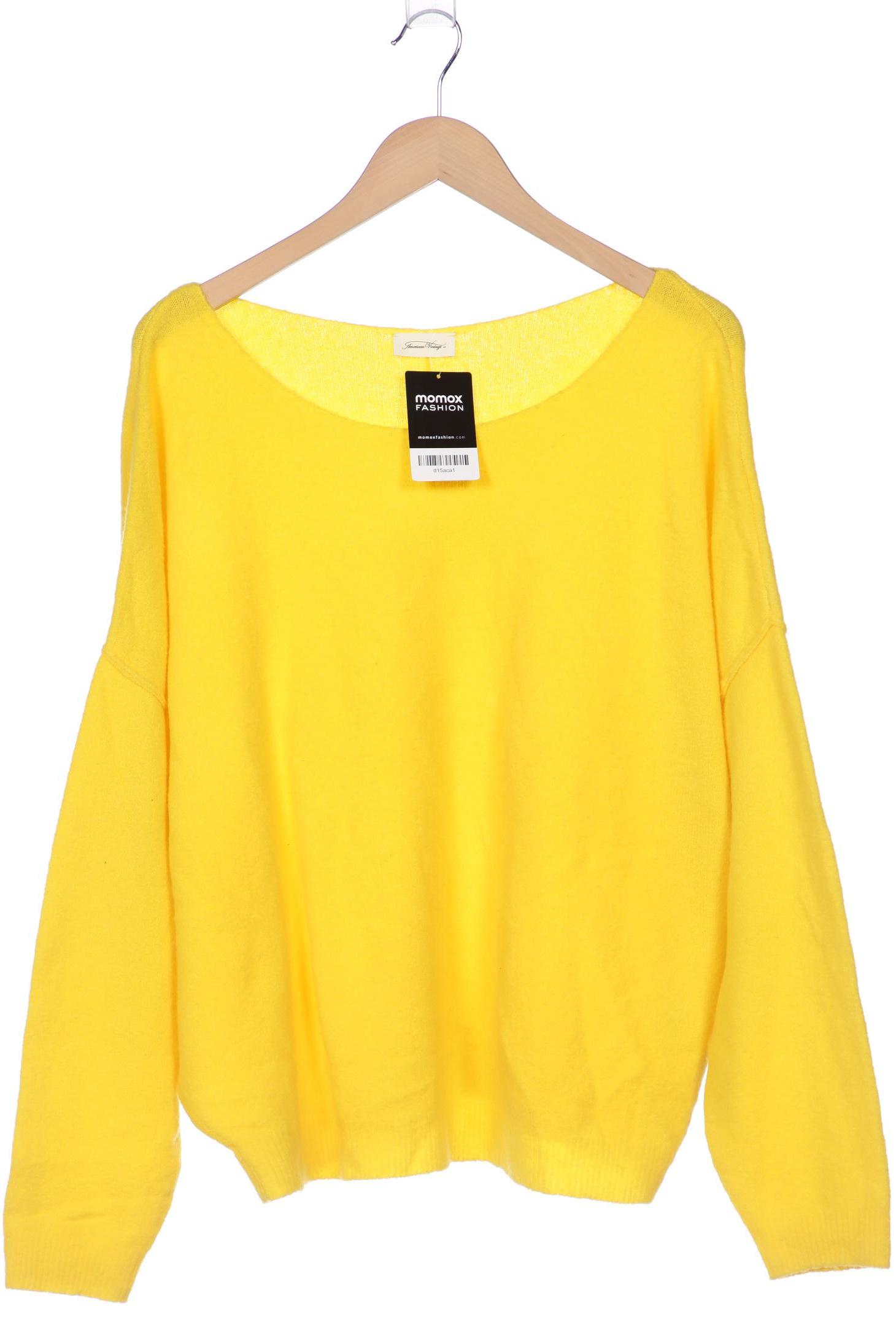 

American Vintage Damen Pullover, gelb