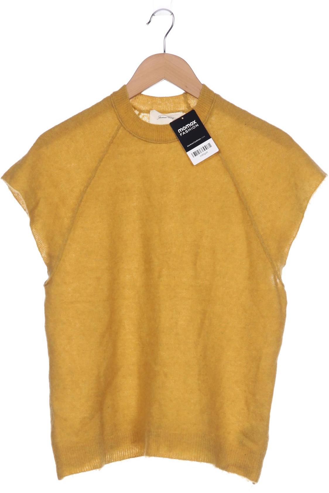 

American Vintage Damen Pullover, gelb, Gr. 34