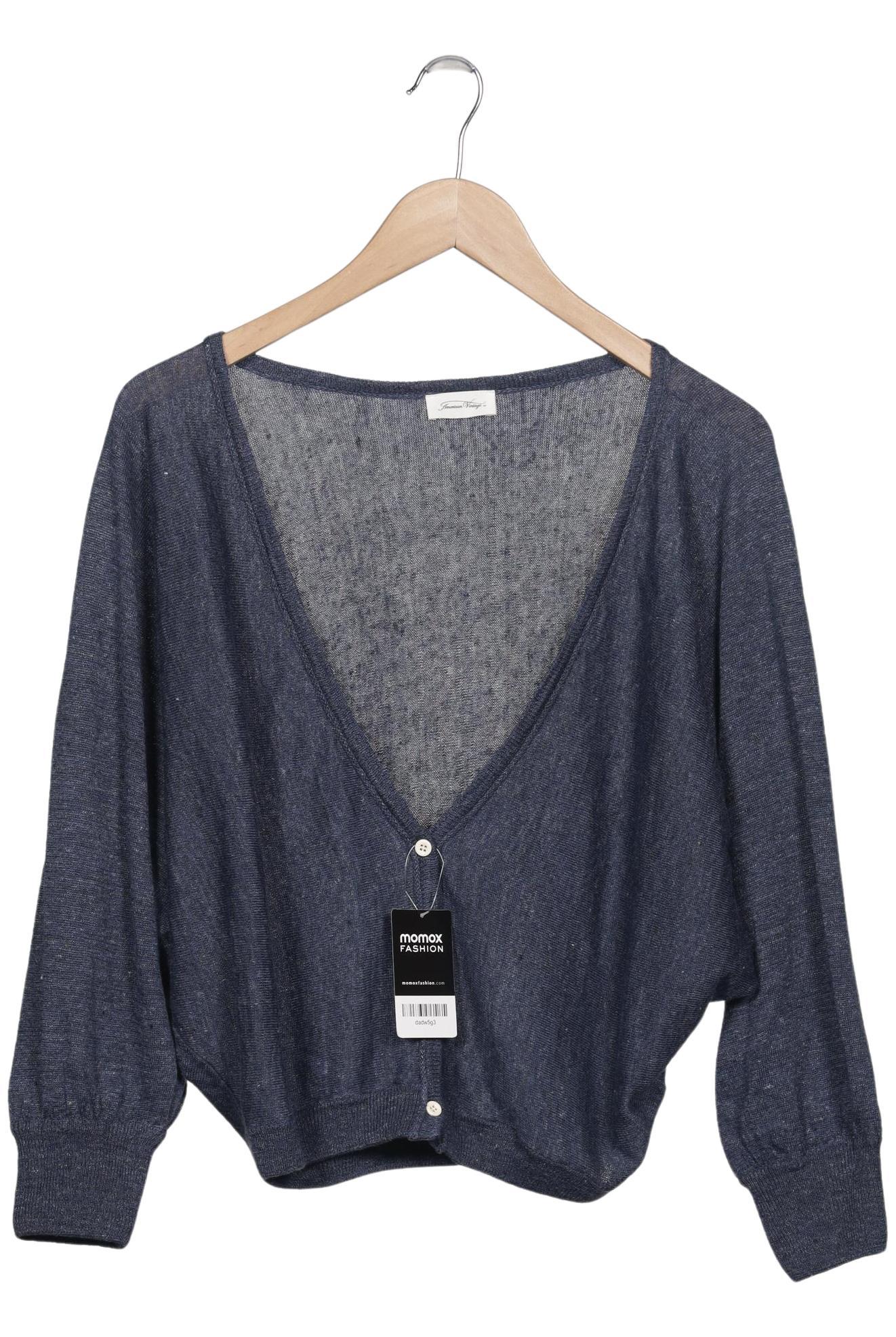 

American Vintage Damen Strickjacke, marineblau, Gr. 34