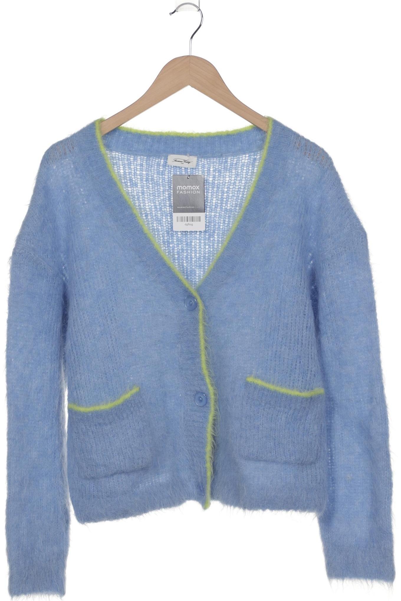 

American Vintage Damen Strickjacke, blau, Gr. 38
