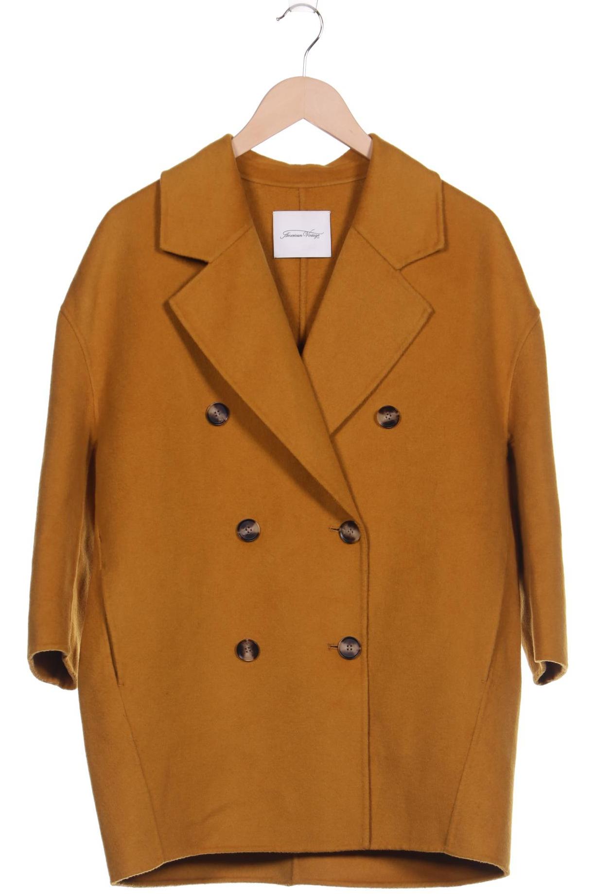 

American Vintage Damen Mantel, gelb, Gr. 36