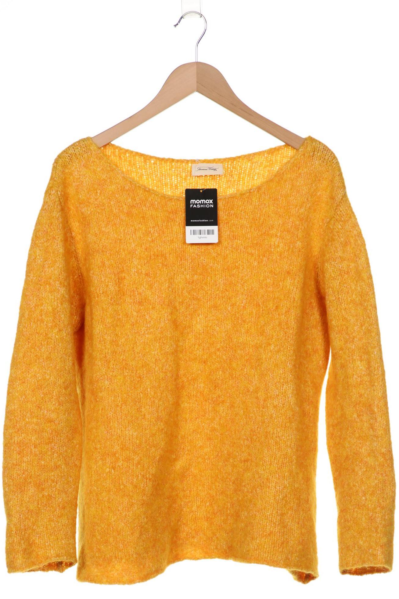 

American Vintage Damen Pullover, gelb, Gr. 42
