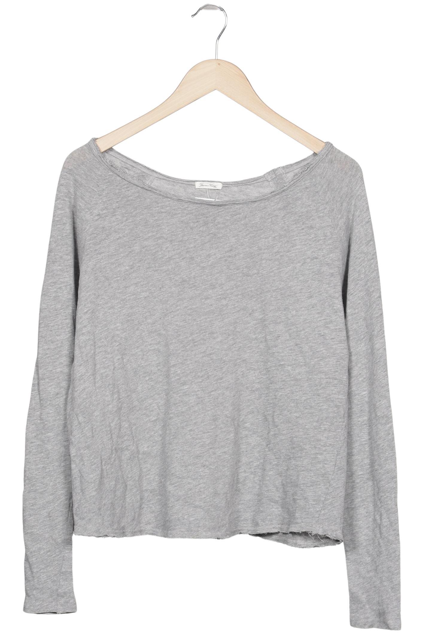 

American Vintage Damen Langarmshirt, grau, Gr. 38