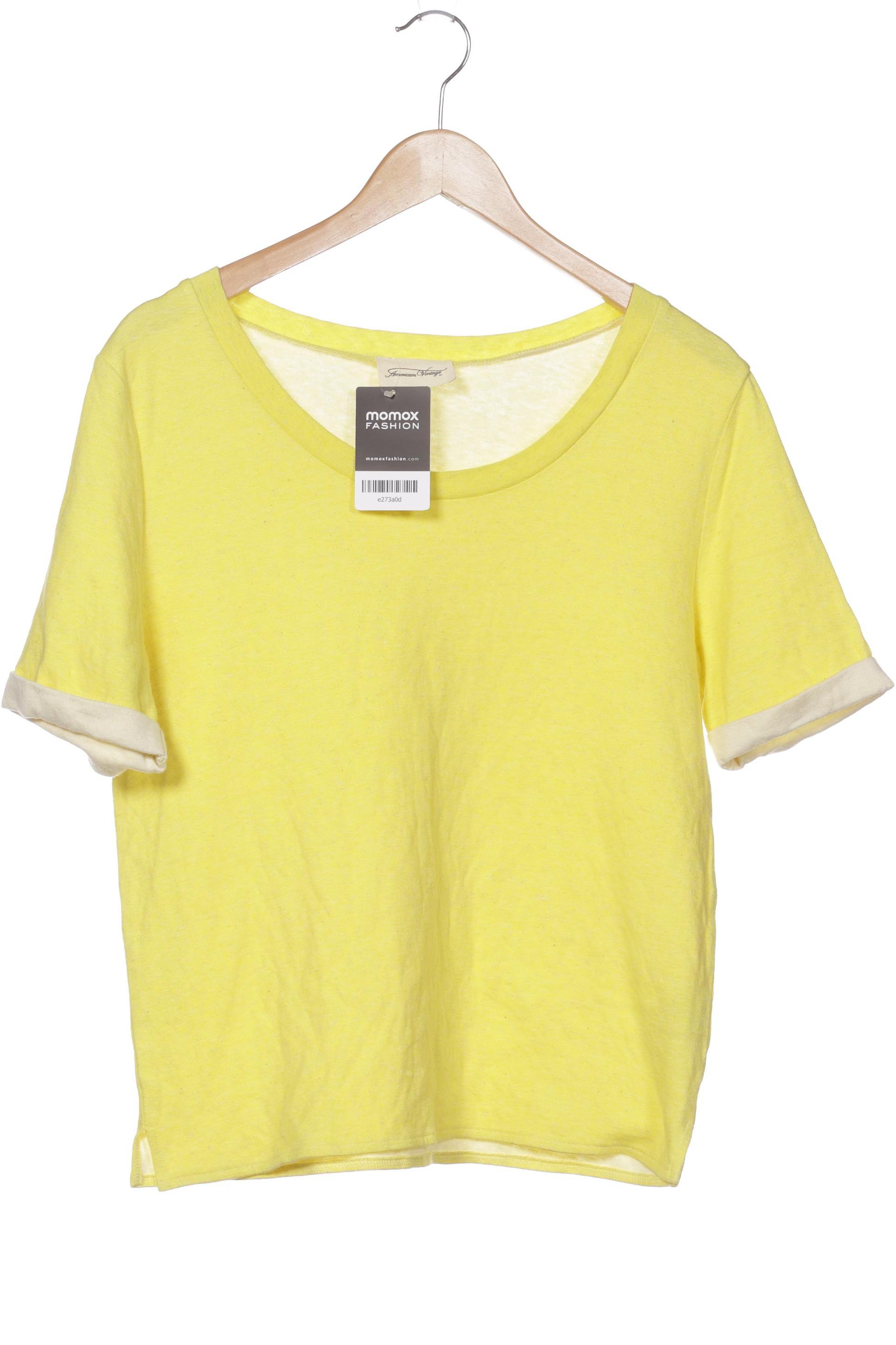 

American Vintage Damen T-Shirt, gelb, Gr. 36
