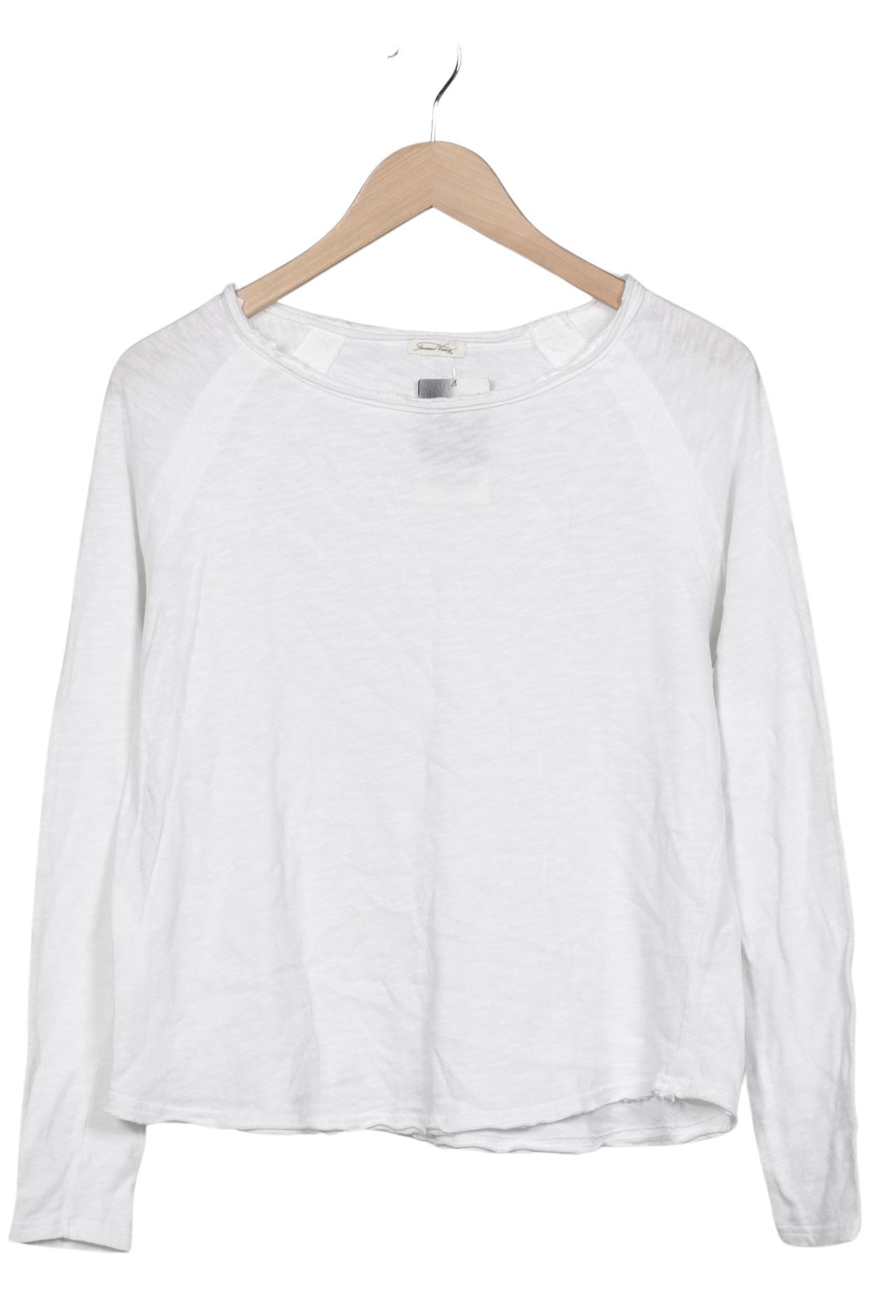 

American Vintage Damen Langarmshirt, weiß, Gr. 38