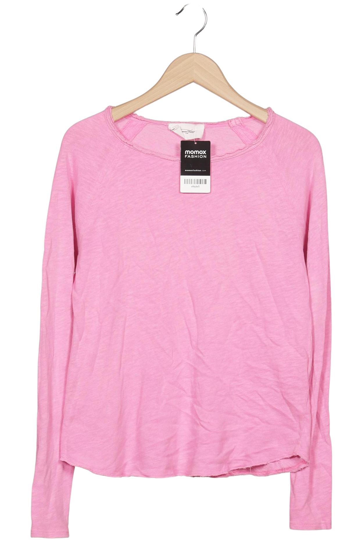 

American Vintage Damen Langarmshirt, pink, Gr. 36