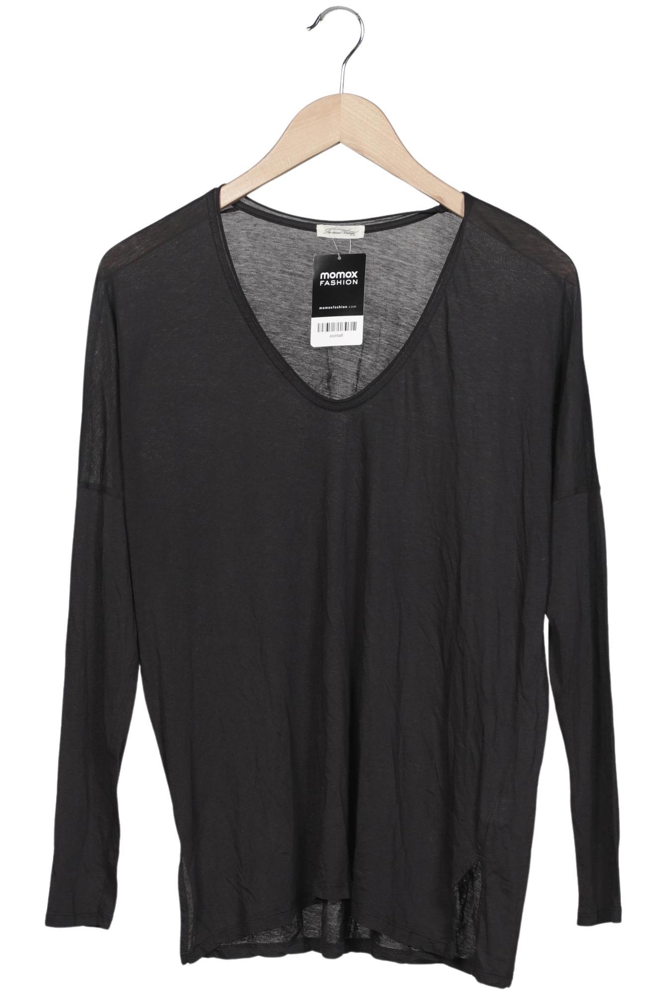 

American Vintage Damen Langarmshirt, grau, Gr. 36