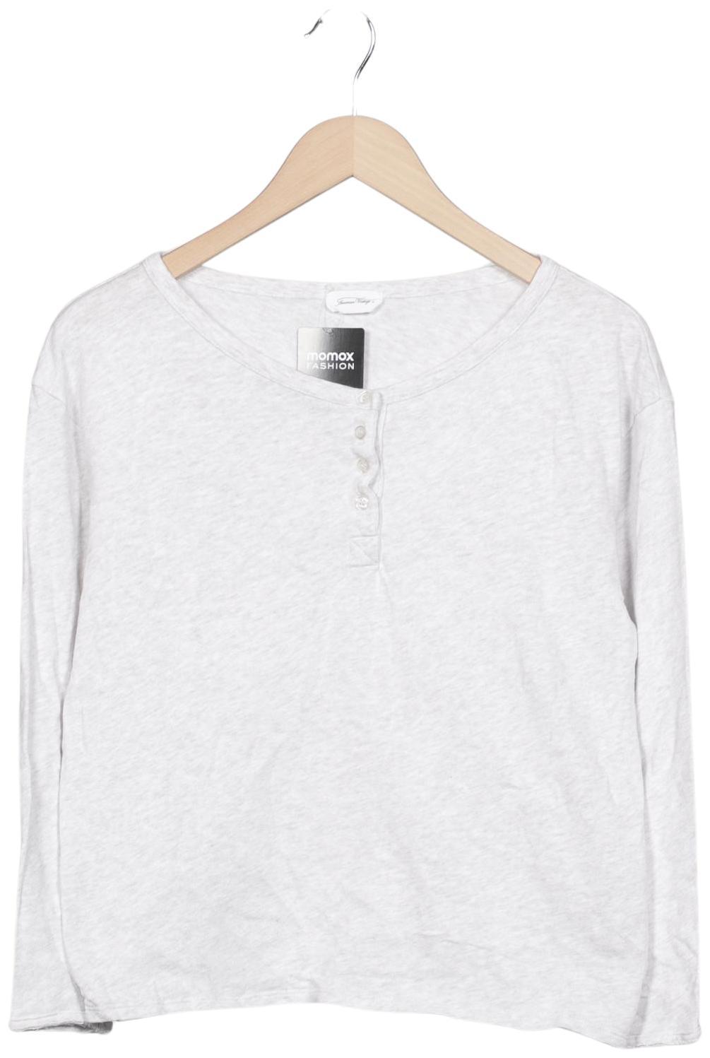 

American Vintage Damen Langarmshirt, grau, Gr. 36