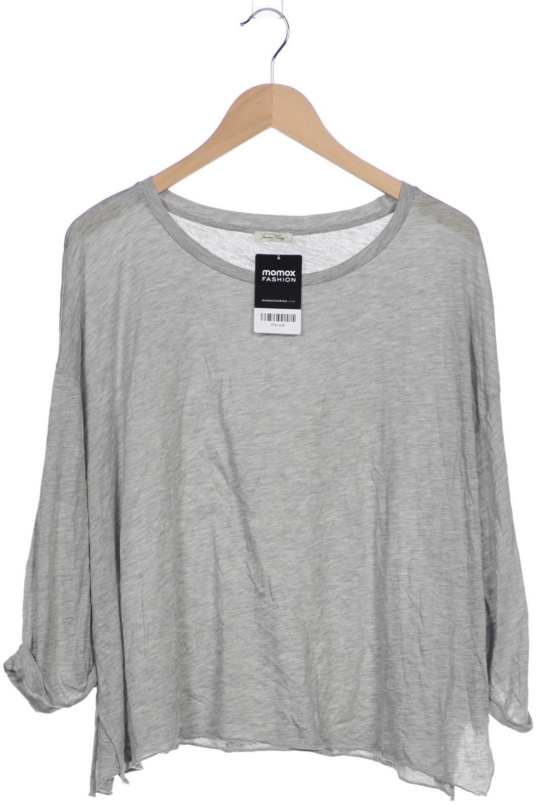 

American Vintage Damen Langarmshirt, grau, Gr. 38