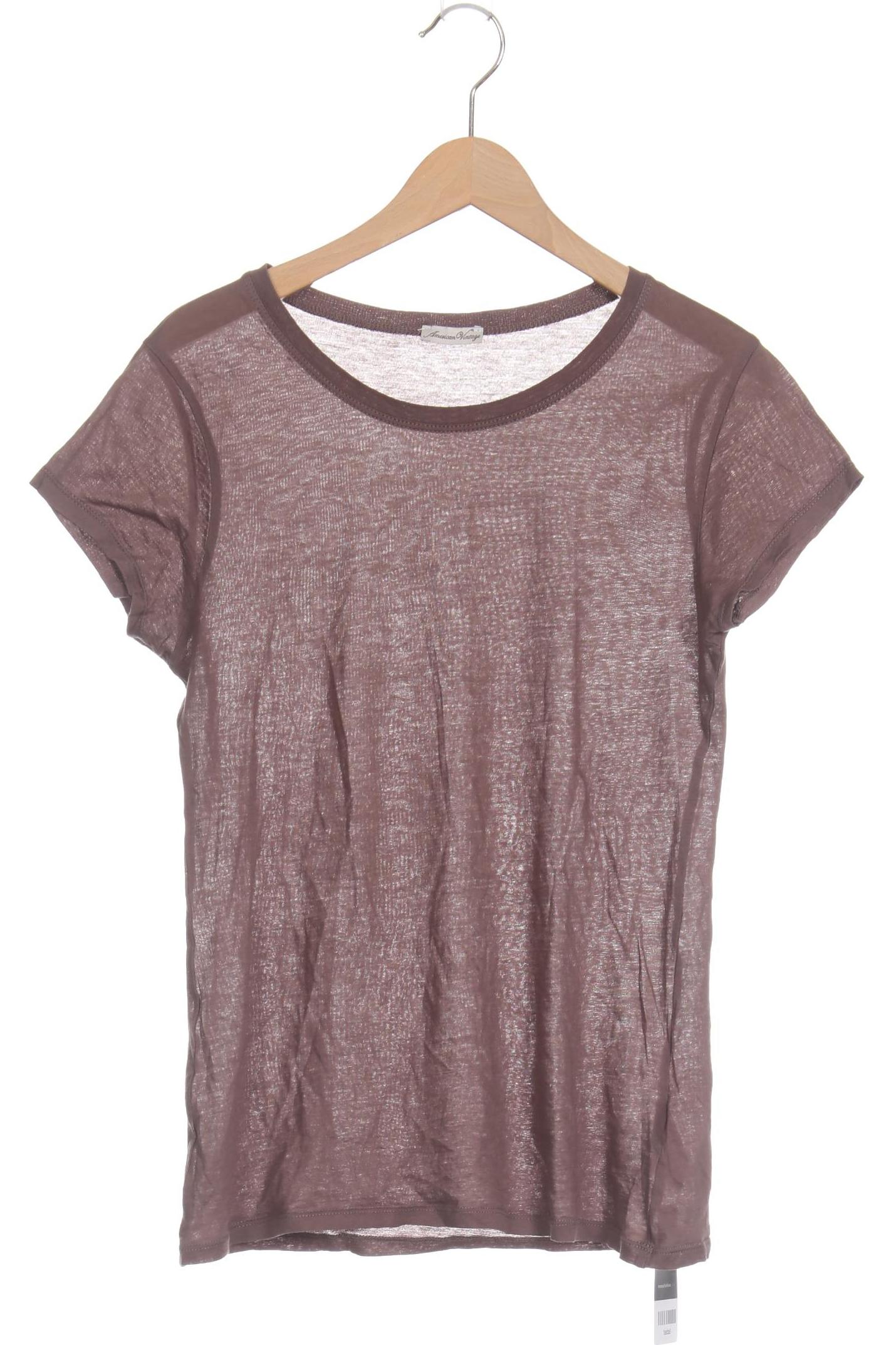 

American Vintage Damen T-Shirt, braun, Gr.