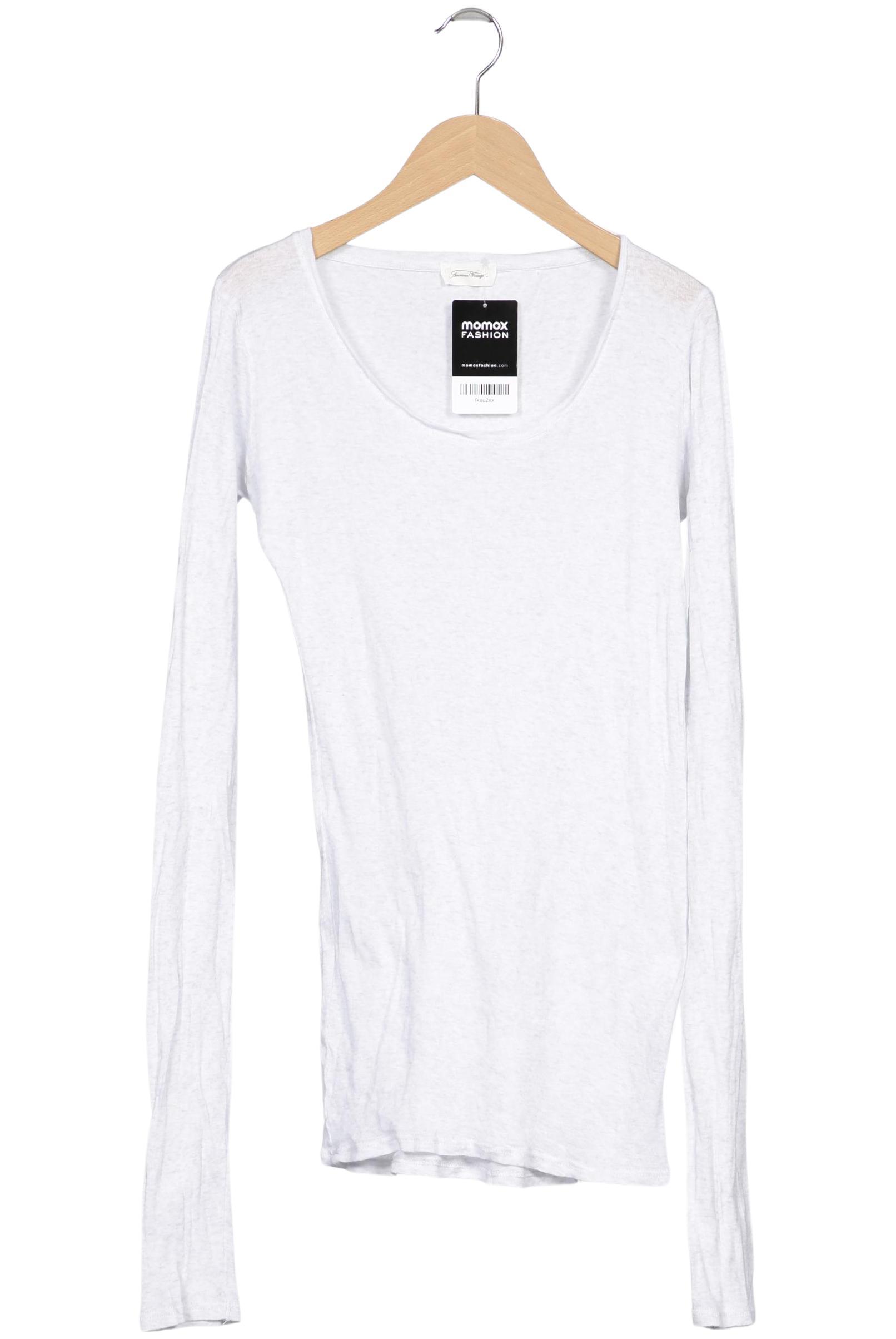 

American Vintage Damen Langarmshirt, weiß, Gr. 38