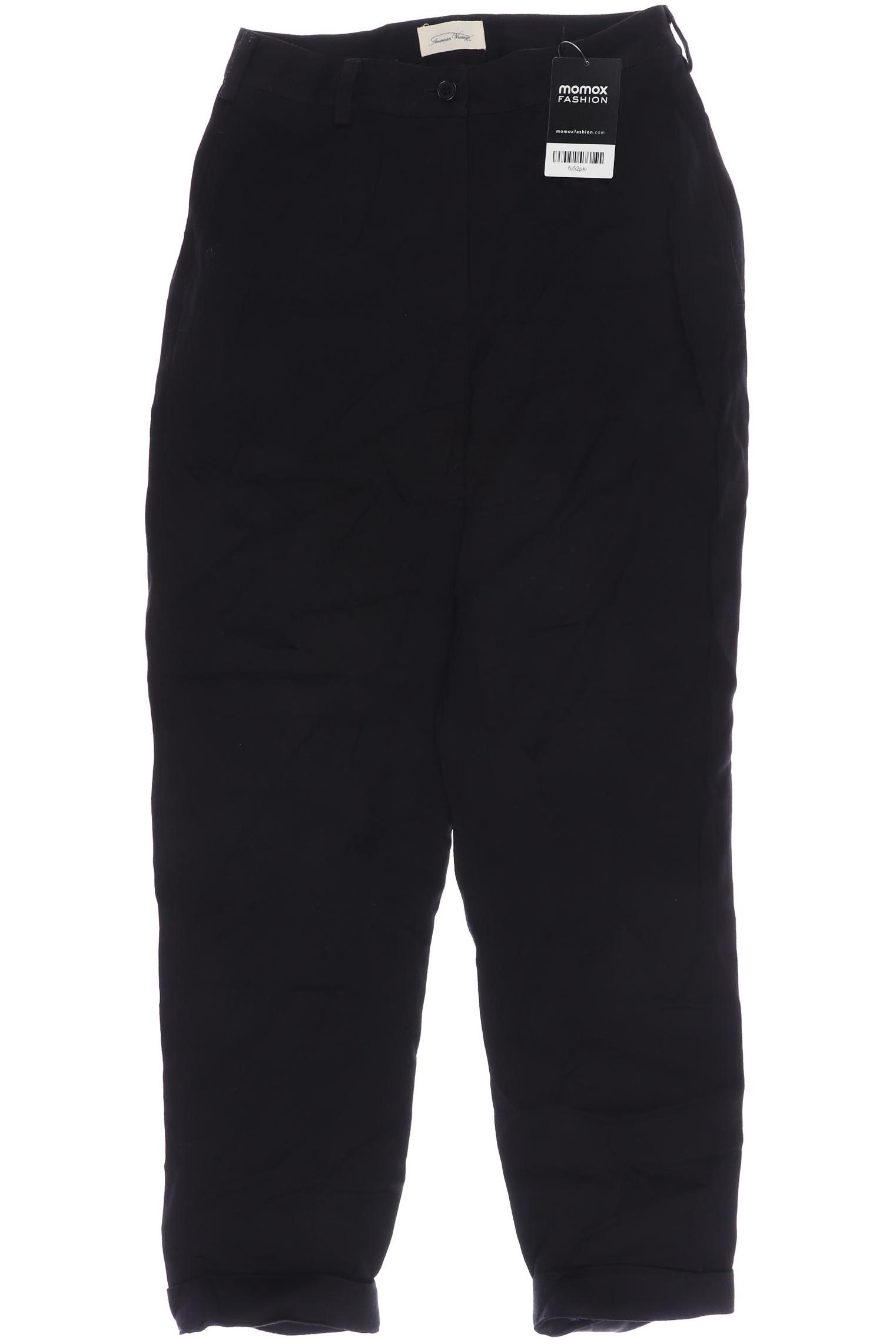 

American Vintage Damen Stoffhose, schwarz