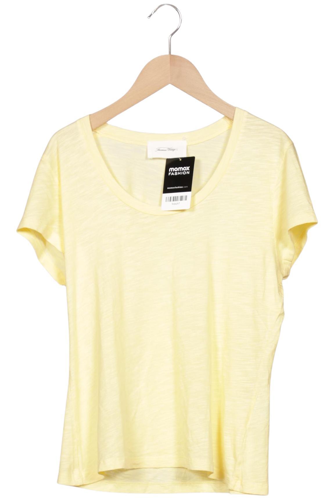 

American Vintage Damen T-Shirt, gelb, Gr. 34