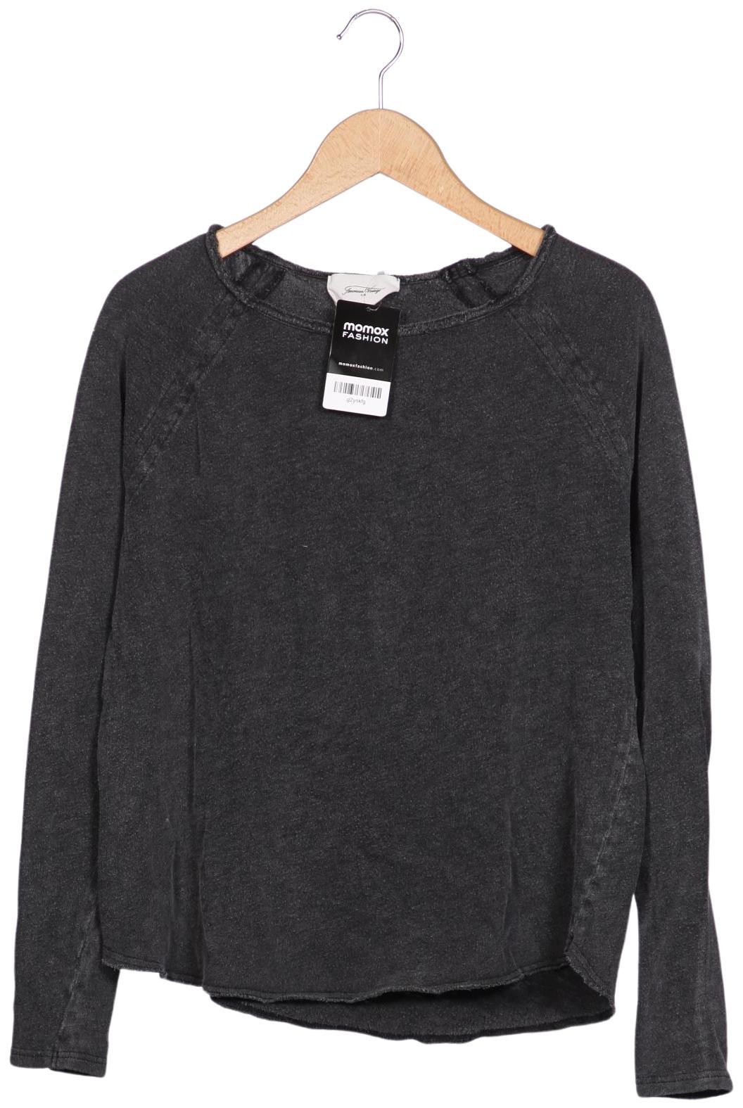 

American Vintage Damen Langarmshirt, grau, Gr. 38