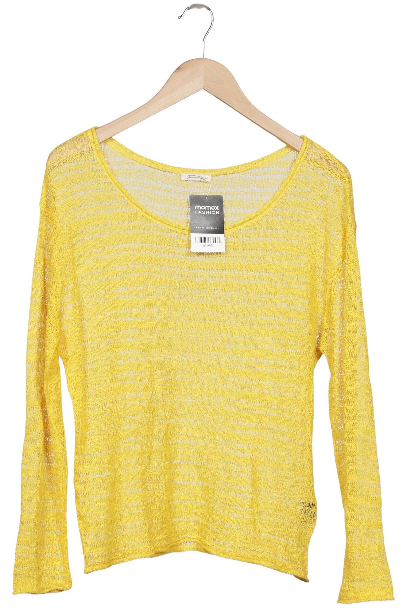 

American Vintage Damen Pullover, gelb, Gr. 38