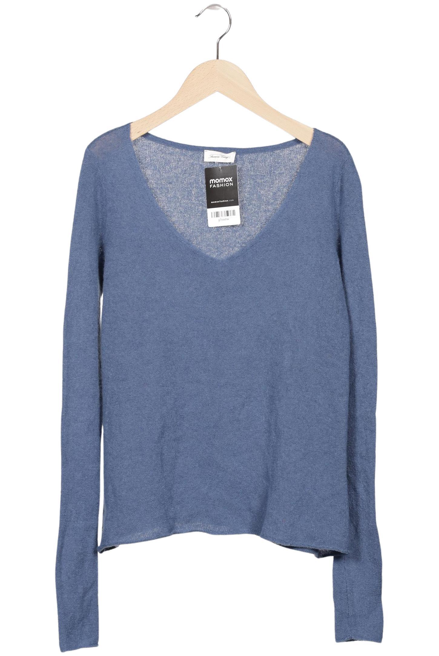 

American Vintage Damen Pullover, blau, Gr. 36