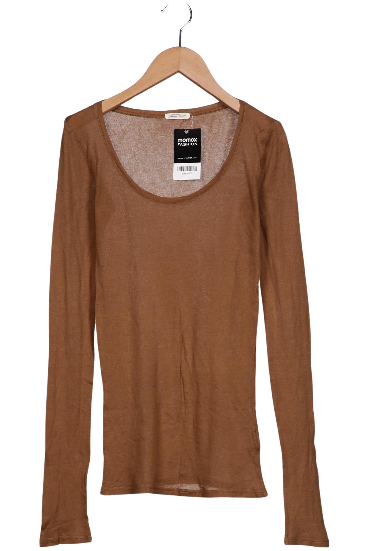 

American Vintage Damen Langarmshirt, braun, Gr. 36