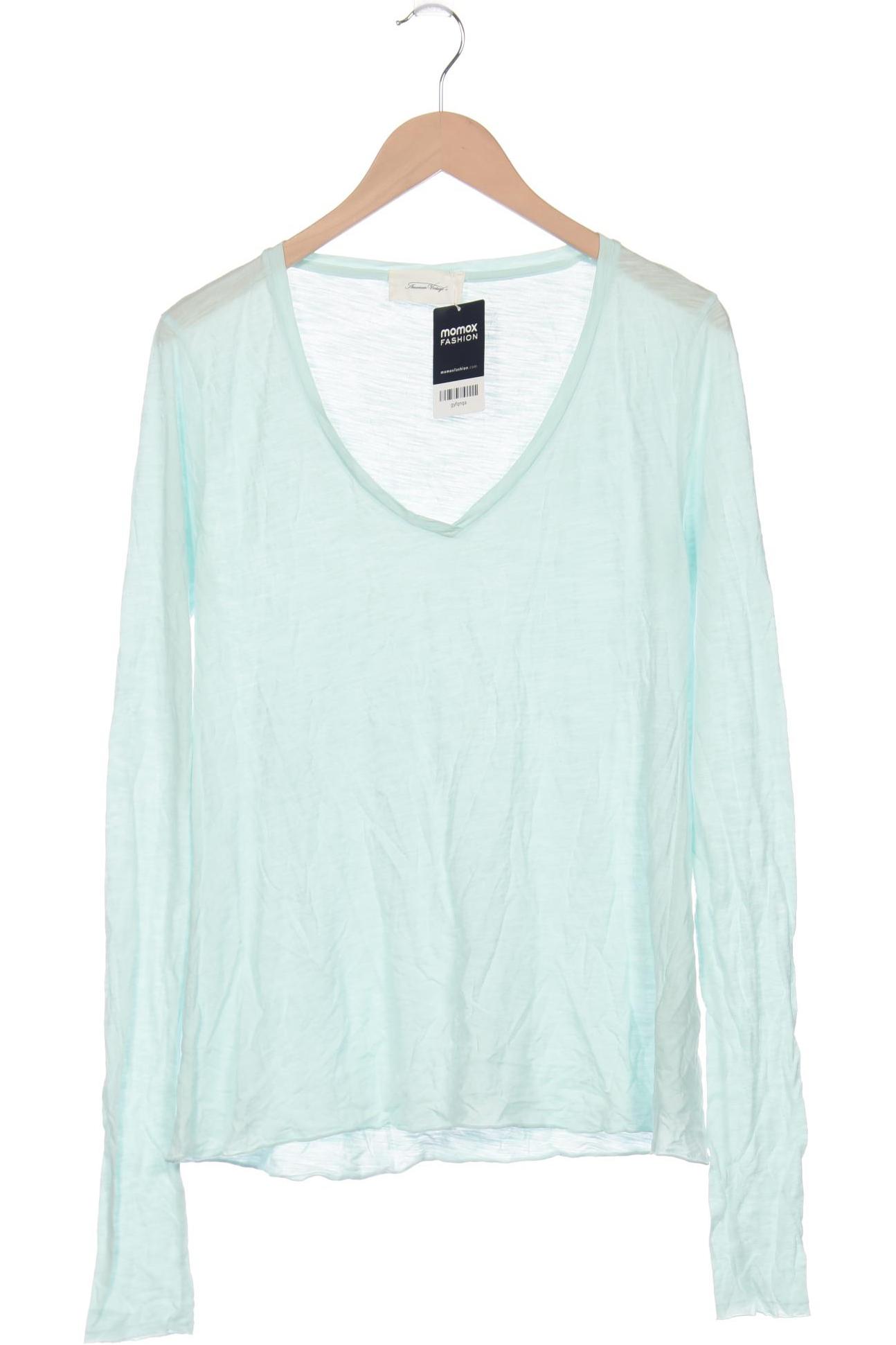 

American Vintage Damen Langarmshirt, hellgrün, Gr. 36