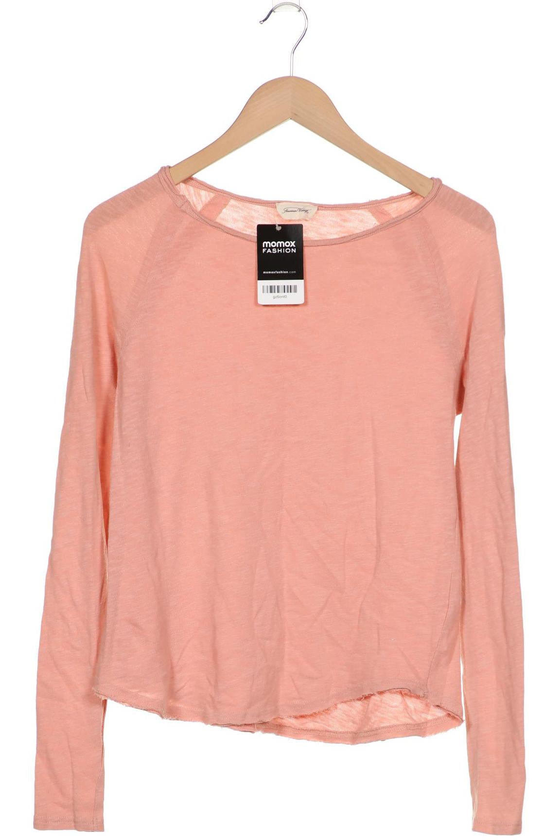 

American Vintage Damen Langarmshirt, pink